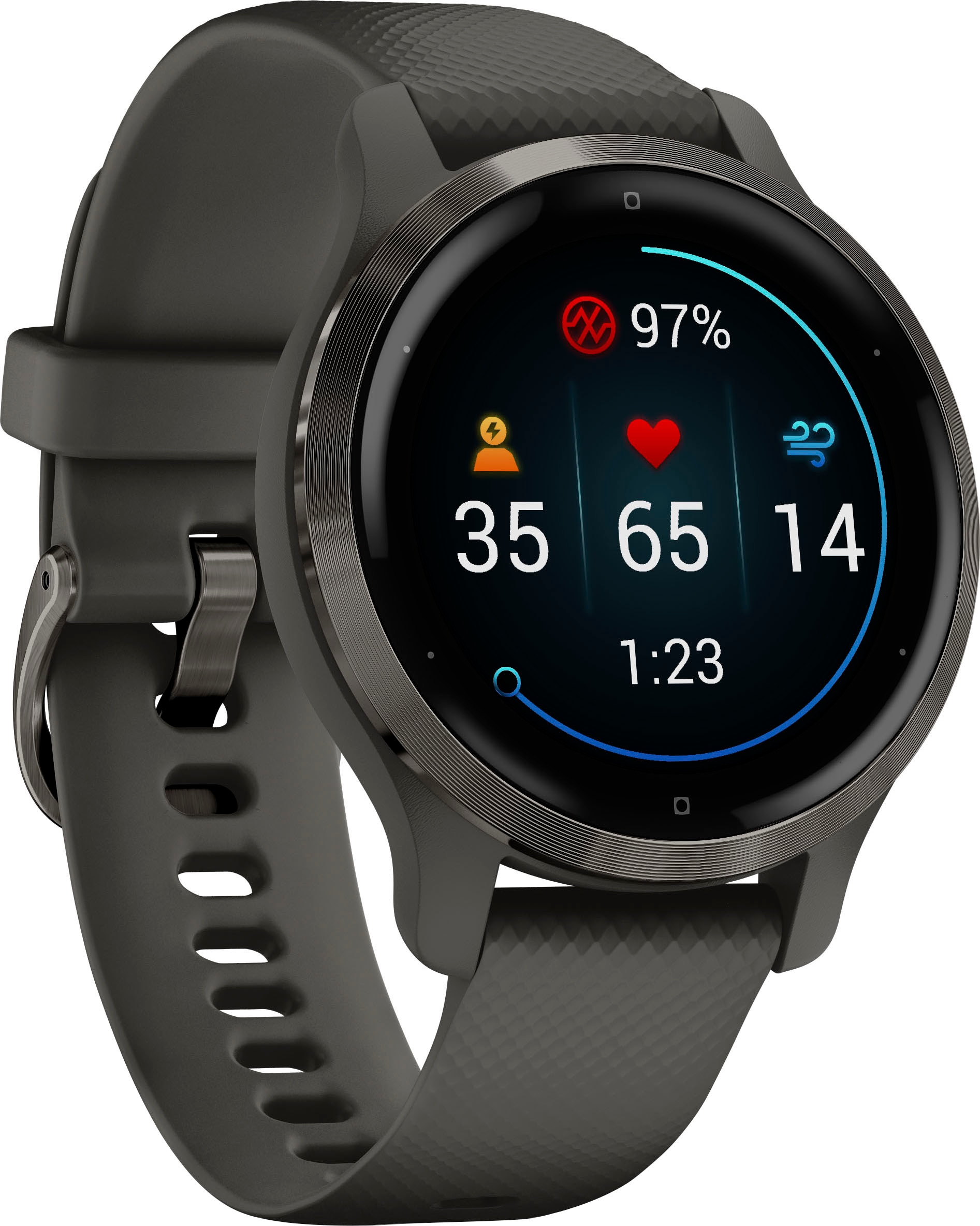 Smartwatch »Venu 2S«, (25 vorinstallierten Sport-Apps)
