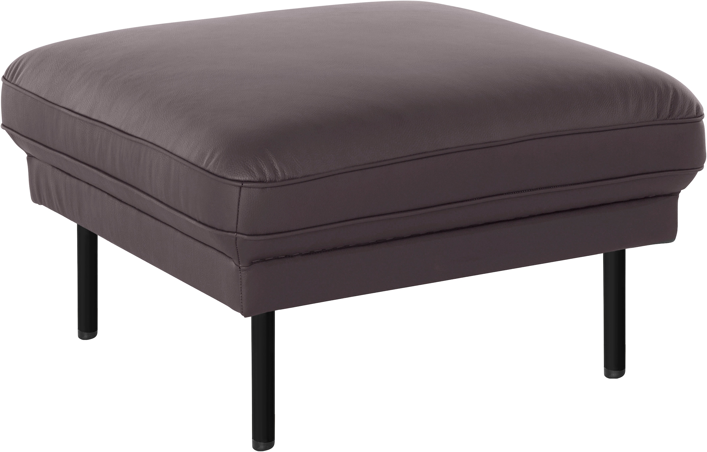 Home affaire Hocker "Nordfyn" edles Design in 3 Bezugsqualitäten, Design by günstig online kaufen