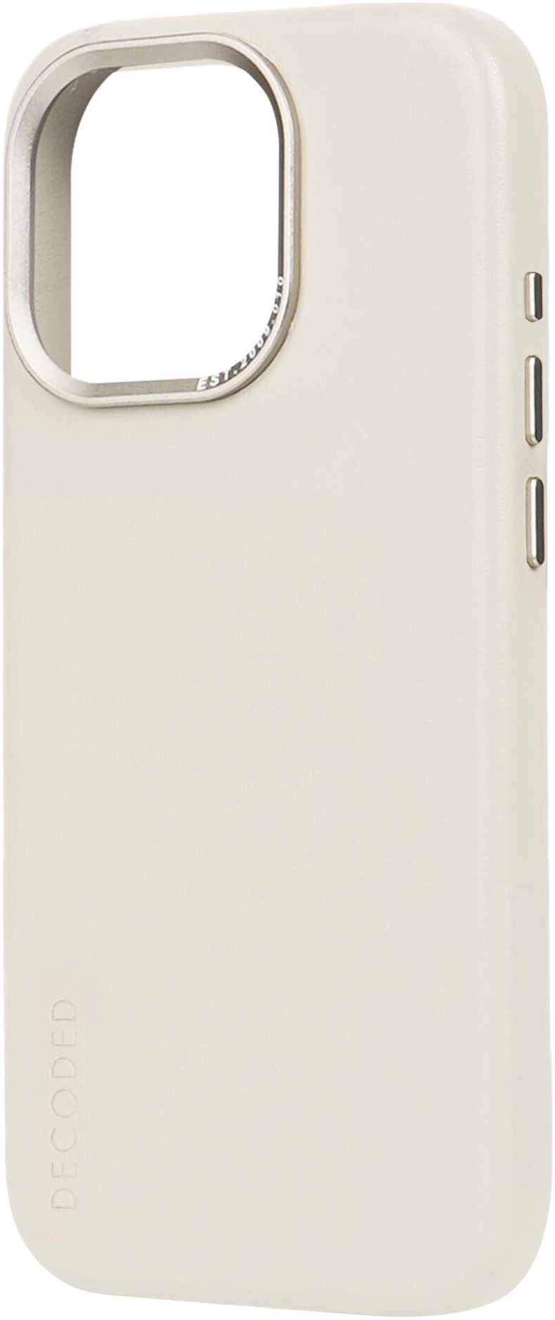 DECODED Smartphone-Hülle »Leather Backcover für iPhone 15 Pro«, iPhone 15 Pro, 15,5 cm (6,1 Zoll)