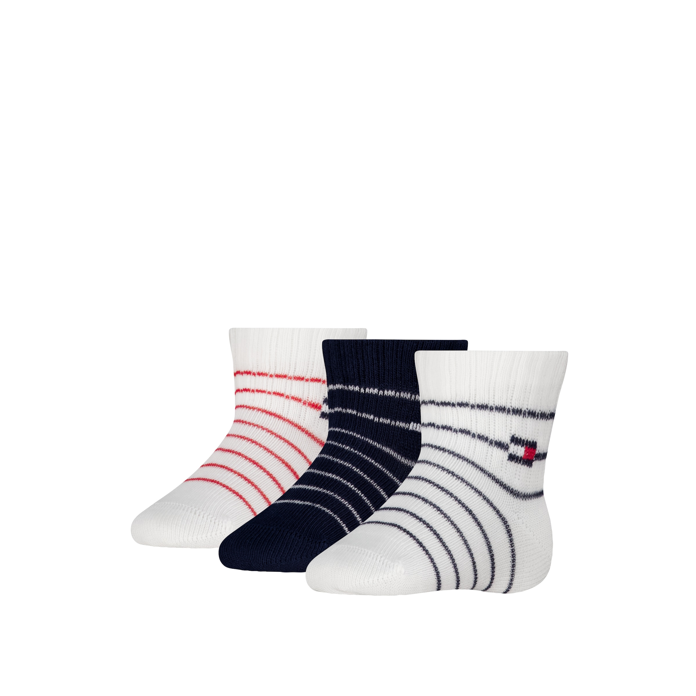 Tommy Hilfiger Socken "TH BABY SOCK 3P GIFTBOX BRETON" 3 Paar günstig online kaufen