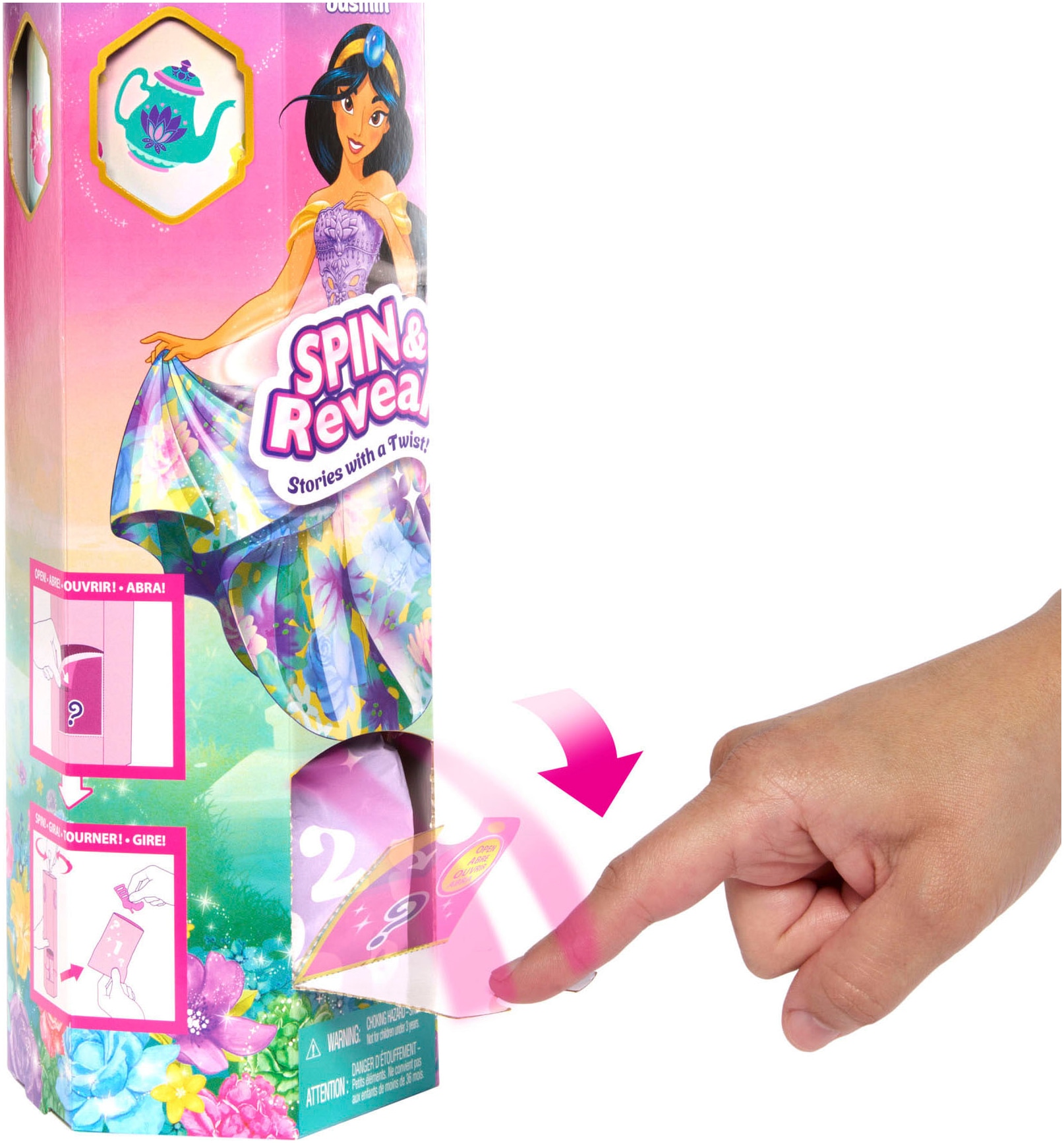 Mattel® Anziehpuppe »Disney Princess Spin & Reveal Jasmin«