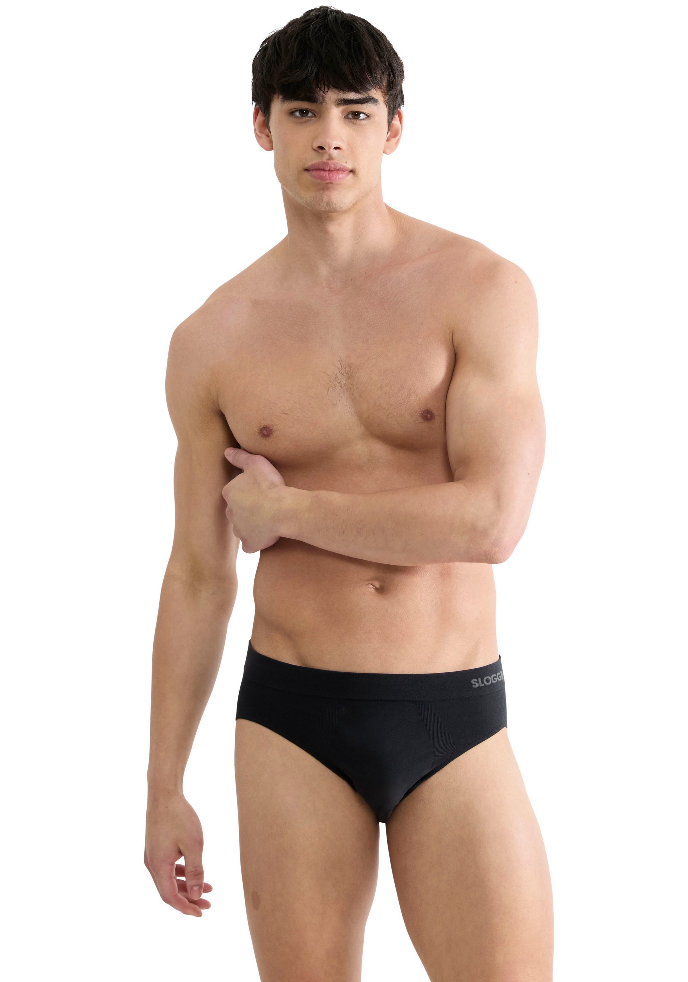 sloggi Slip "Men GO Smooth", 2 nahtlos, atmungsaktiv, Baumwollmix, ohne Ein günstig online kaufen
