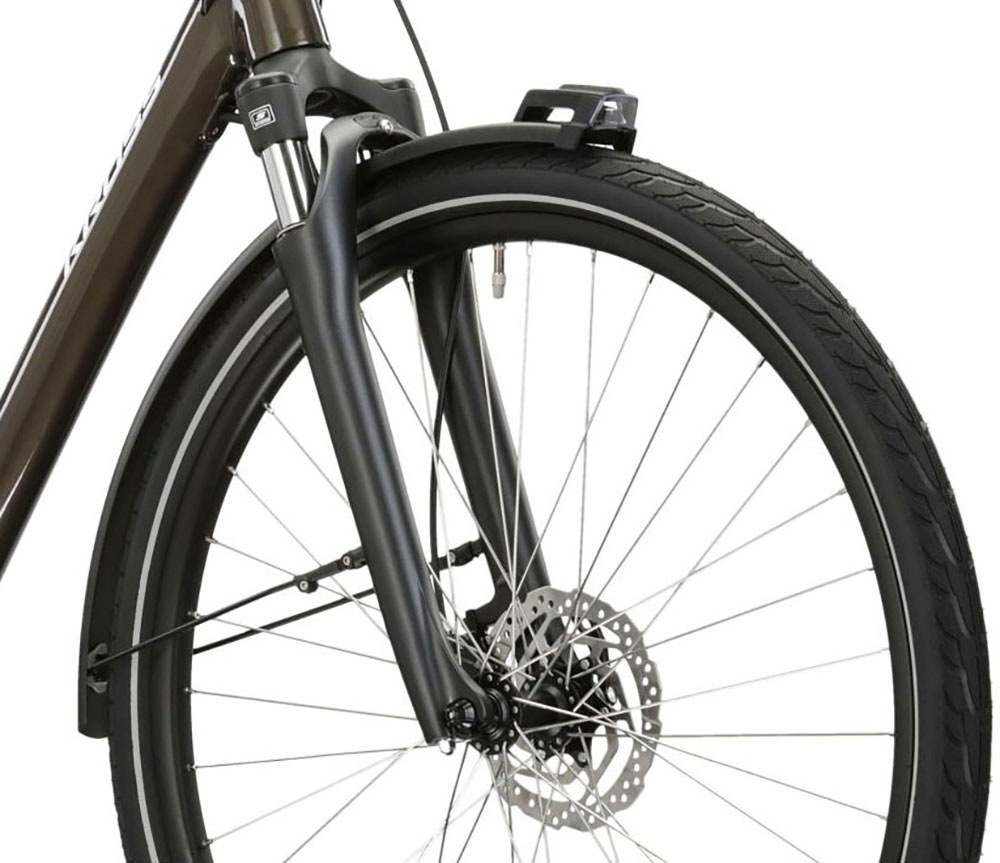 Kross E-Bike »E-Citybike Sentio Hybrid 3.0 28 Zoll braun«, 7 Gang, Shimano, DEORE T6000, Mittelmotor 250 W