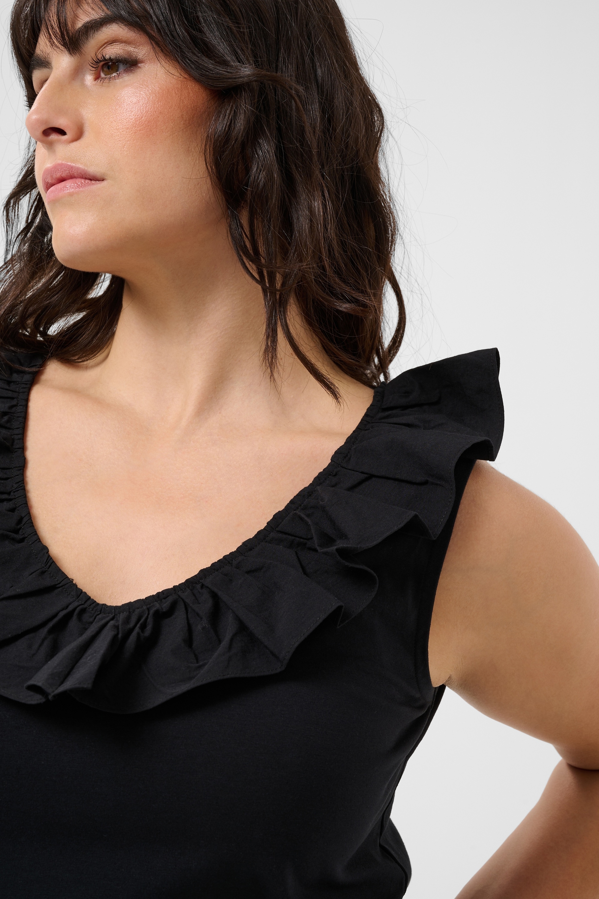 KAFFE Curve Midikleid »Damen Kleid KCdiddie«