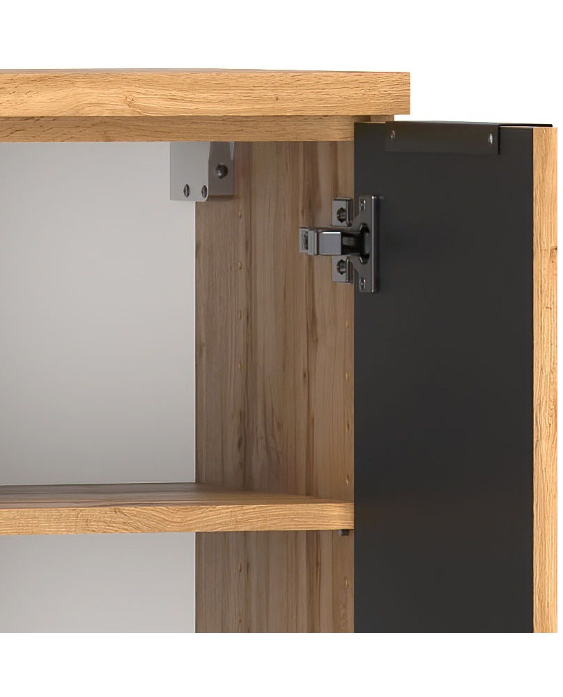 welltime Midischrank, Welltime, Breite 30 cm, reversibel, 1 Tür, gedämpft