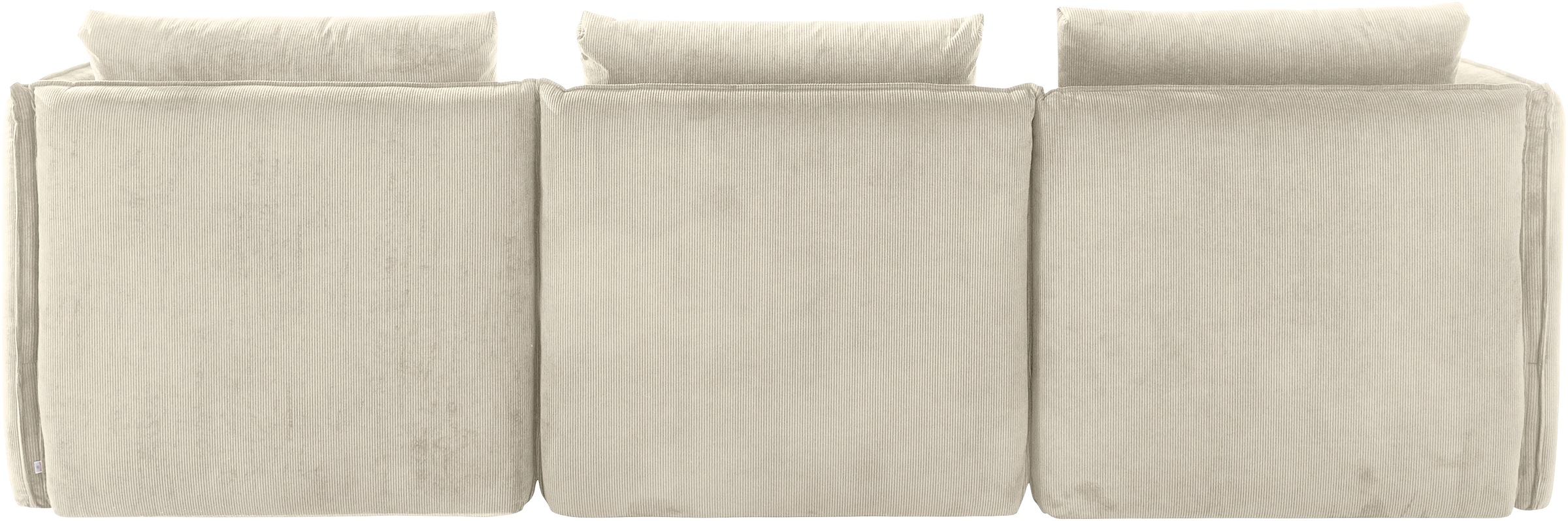 Ecksofa OTTO HOME "Nöre L-Form", beige, B:262cm H:74cm T:172cm, 92% Polyester, 8% Polyamid, Sofas, Ecksofa, 3 Teile, in vielen Bezugsqualitäten und Farben. Modulteile s. "Nöre" 6