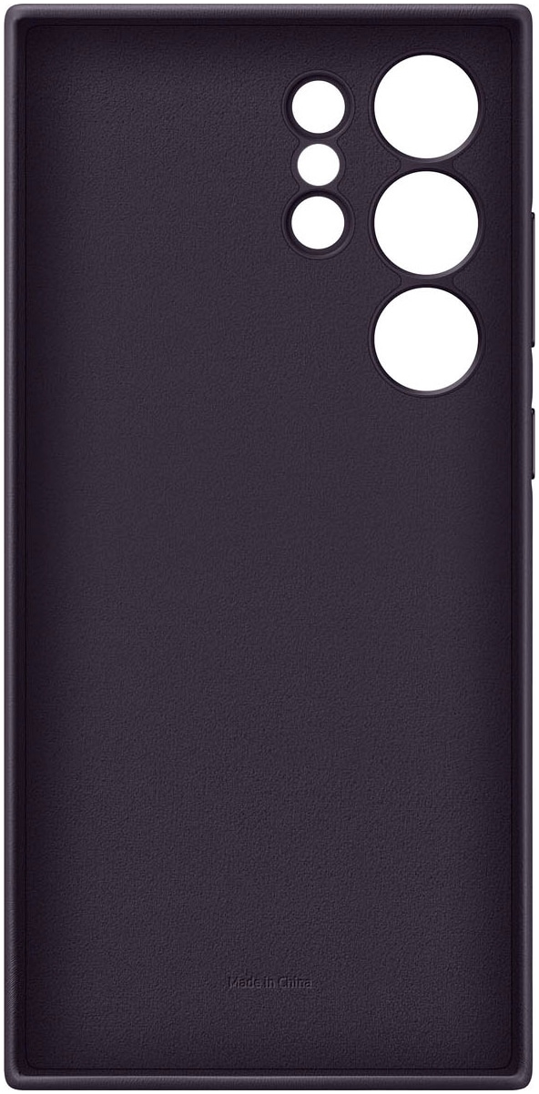Samsung Handyhülle »Vegan Leather Case by Hochuen für Samsung Galaxy S24 Ultra«, Schutz, griffig und stylisch
