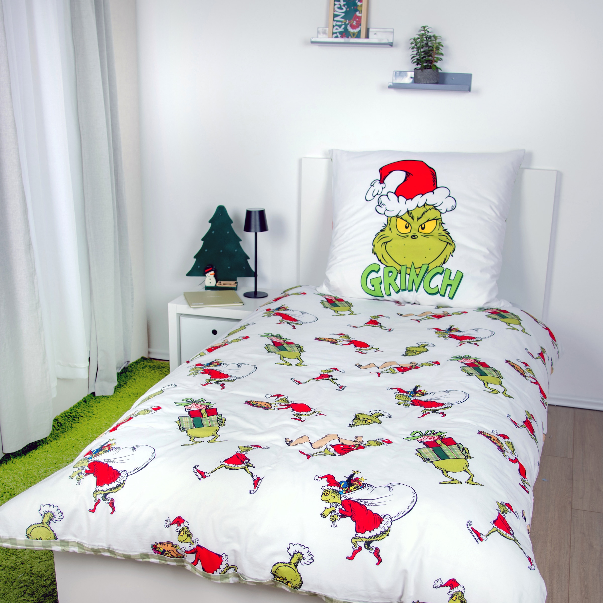The Grinch Bettwäsche »Grinch«, Wendebettwäsche