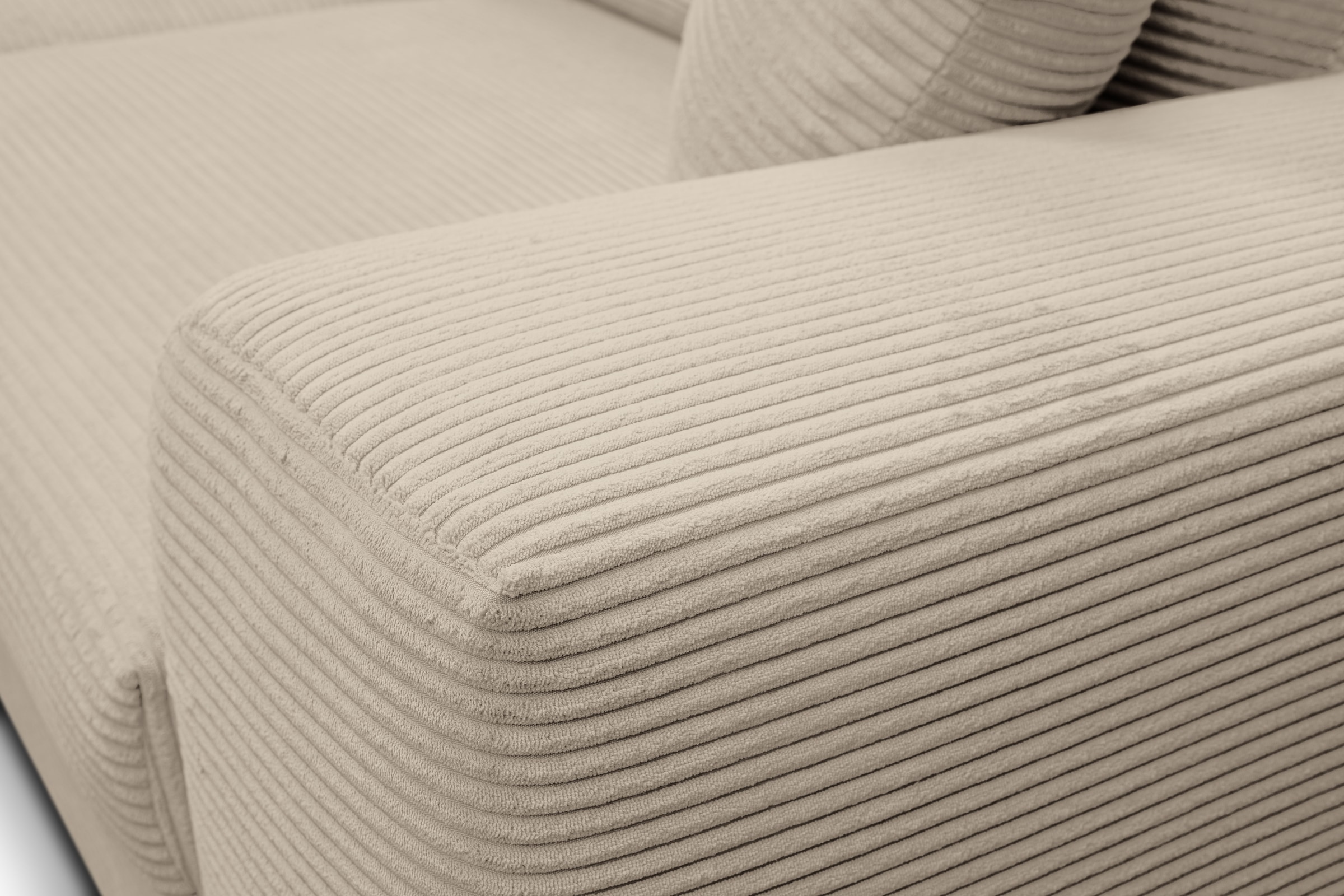 WERK2 Big-Sofa »Rozzana mit viel Platz und aktuellen Bezugsvarianten«, mit losen Rückenkissen