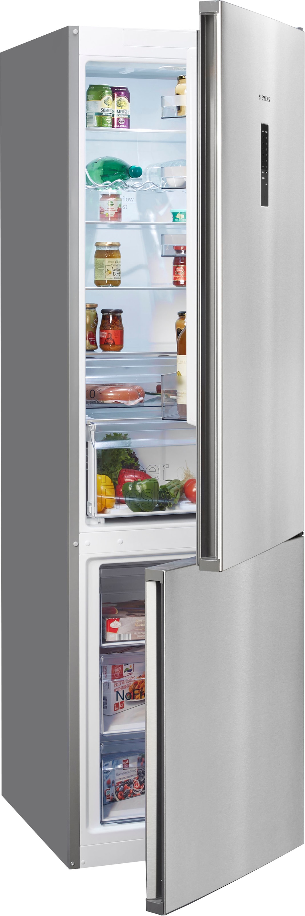 SIEMENS Kühl-/Gefrierkombination "KG39NXICF" 203 cm hoch 60 cm breit günstig online kaufen