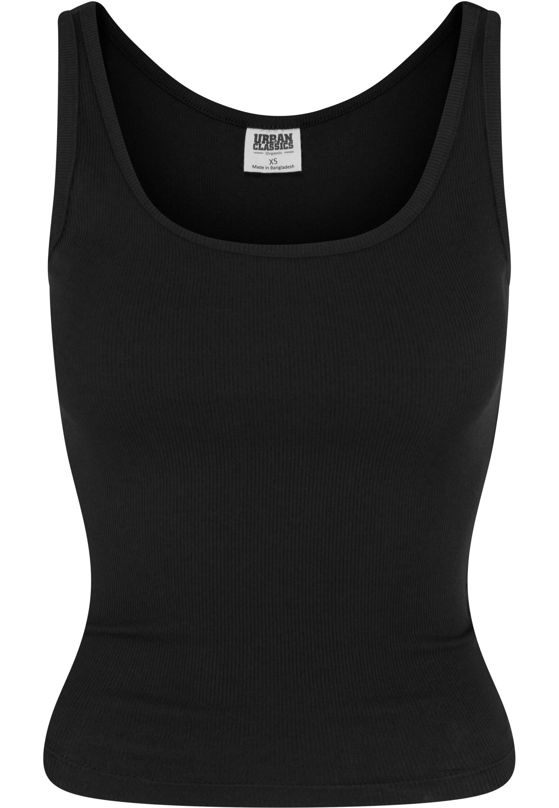 URBAN CLASSICS Muskelshirt »Urban Classics Ladies Organic Basic Rib Top 2-Pack«, (1 tlg.)