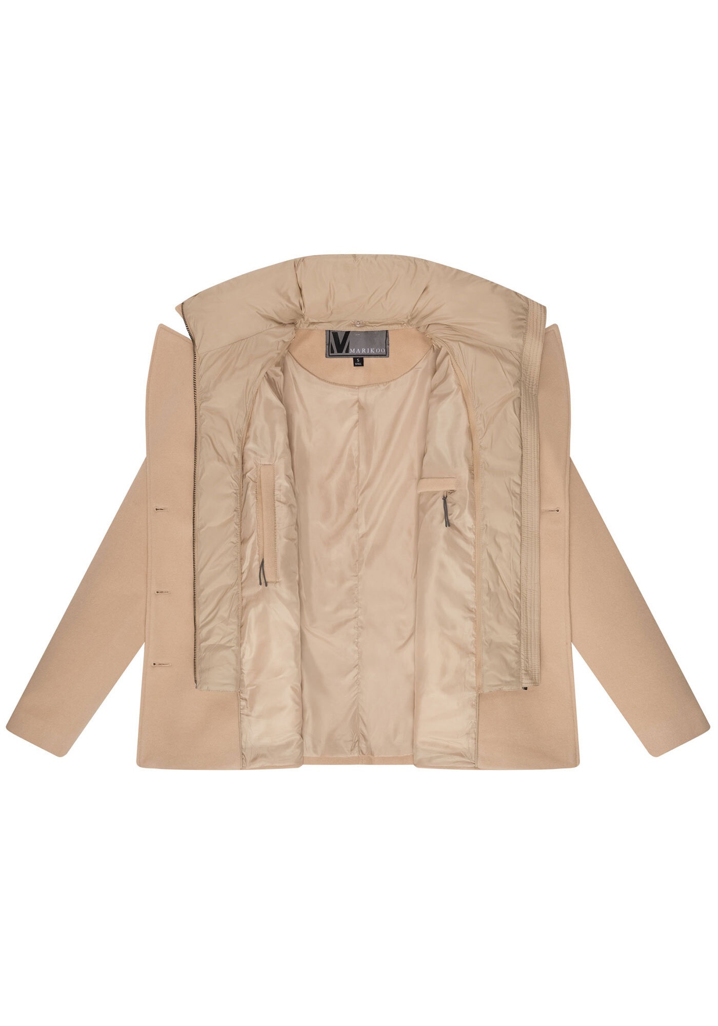 Marikoo Winterjacke »Aylaraa«, Elegante Designer Winterjacke
