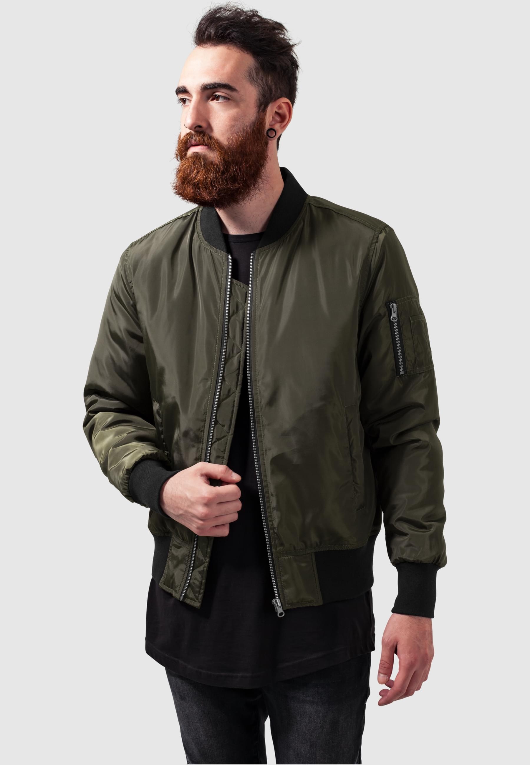 URBAN CLASSICS Allwetterjacke »Urban Classics Herren 2-Tone Bomber Jacket«, (1 St.), ohne Kapuze