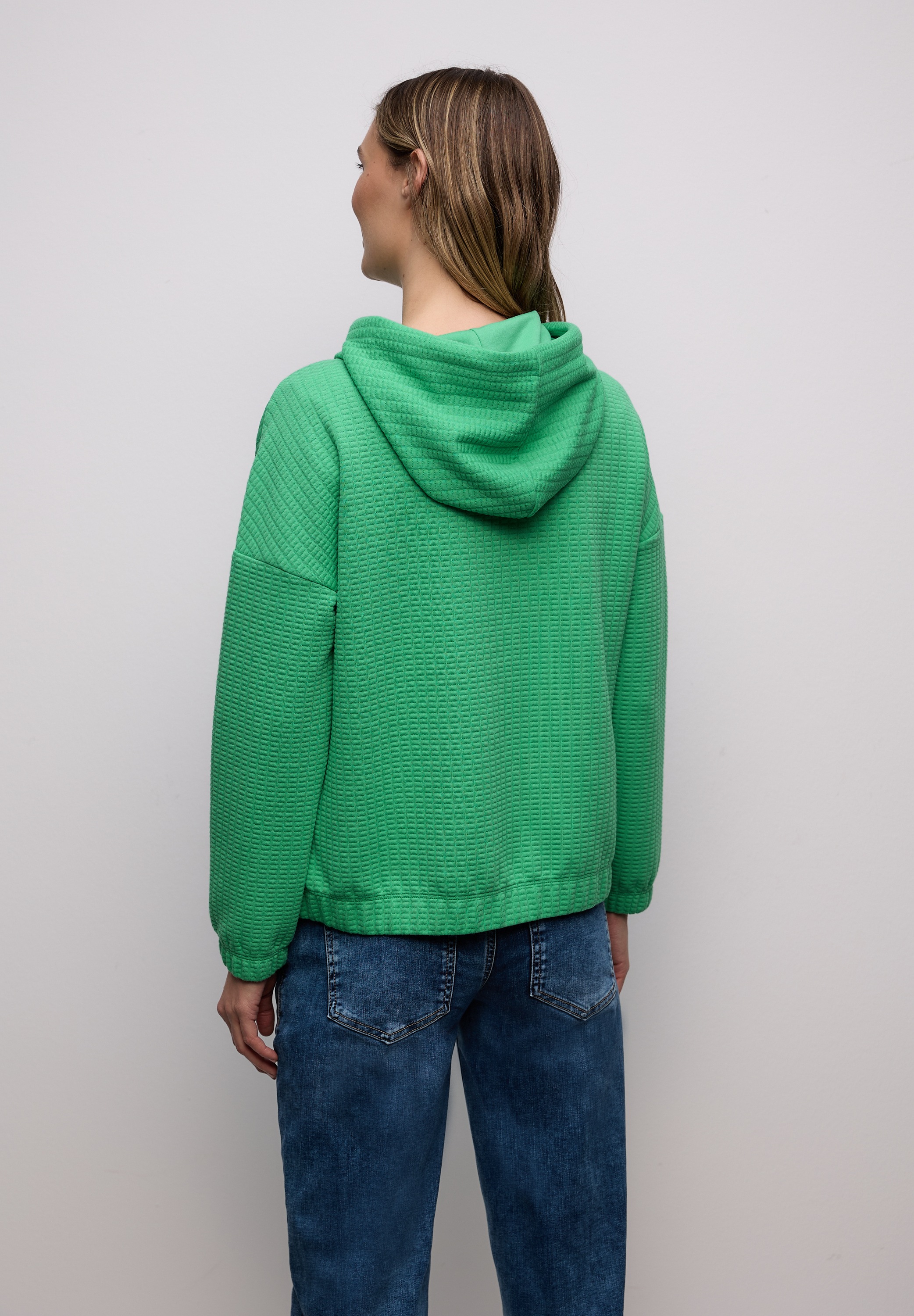 STREET ONE Langarmshirt mit Struktur