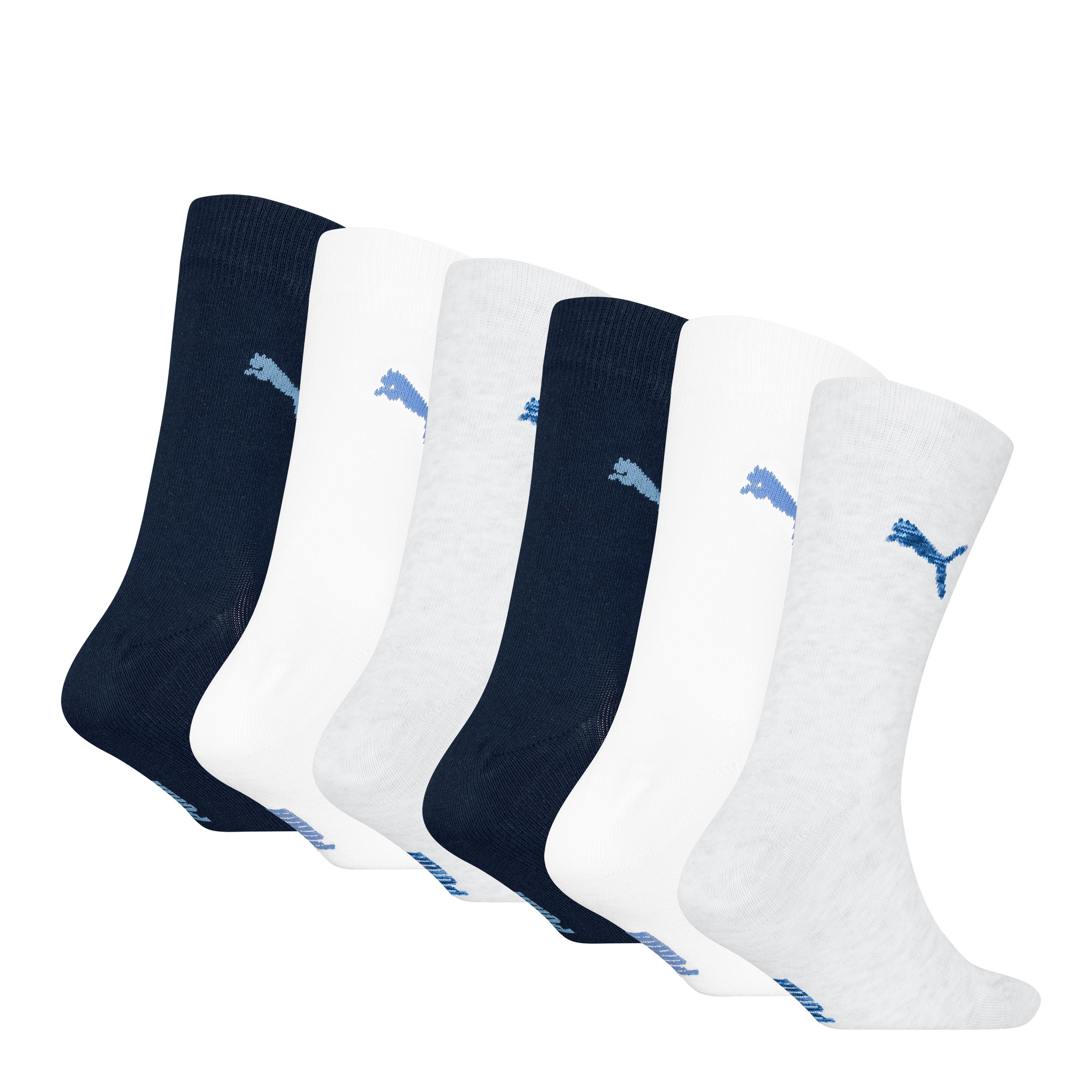 PUMA Socken "PUMA KIDS EASY RIDER 6P ECOM" 6 Paar, Sportsocken, Rippenbündc günstig online kaufen