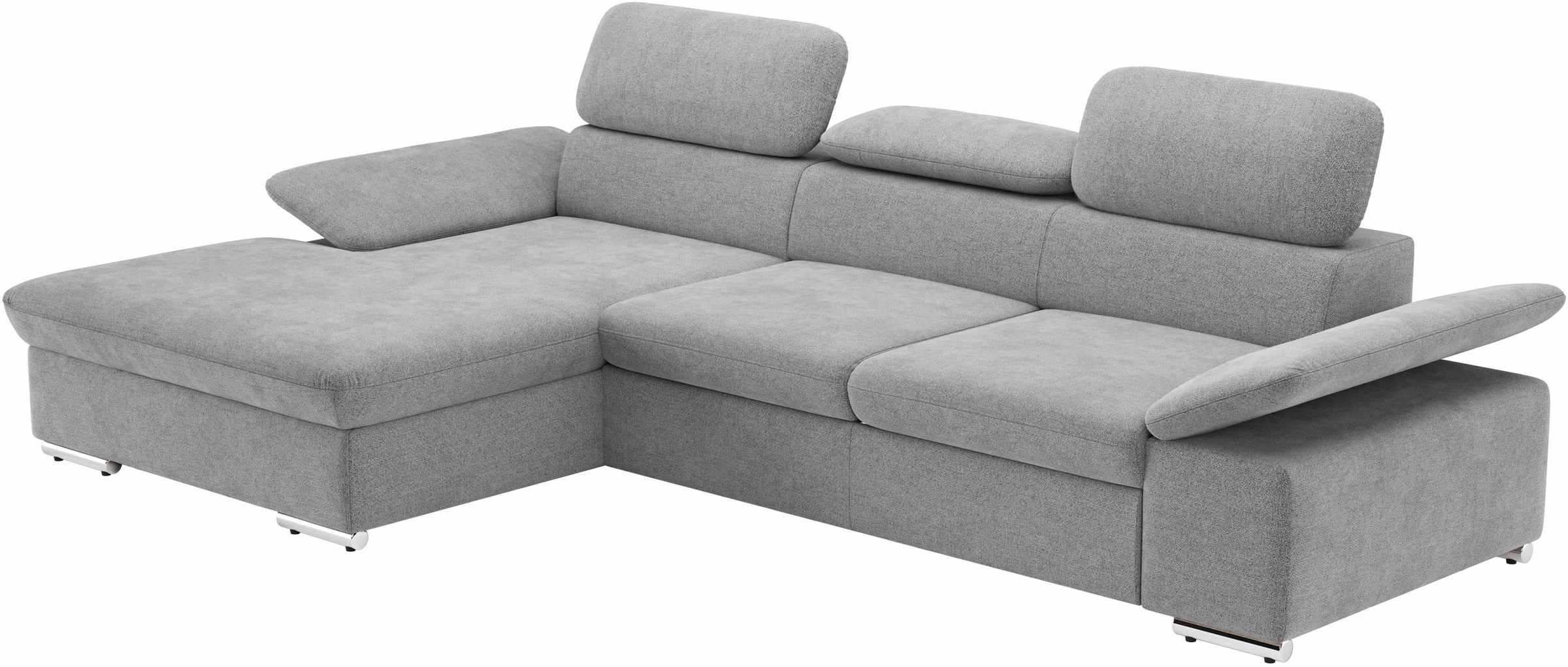 sit&more Ecksofa »Valantine L-Form«, inkl. Kopf- und Armteilverstellung, wahlweise mit Bettfunktion
