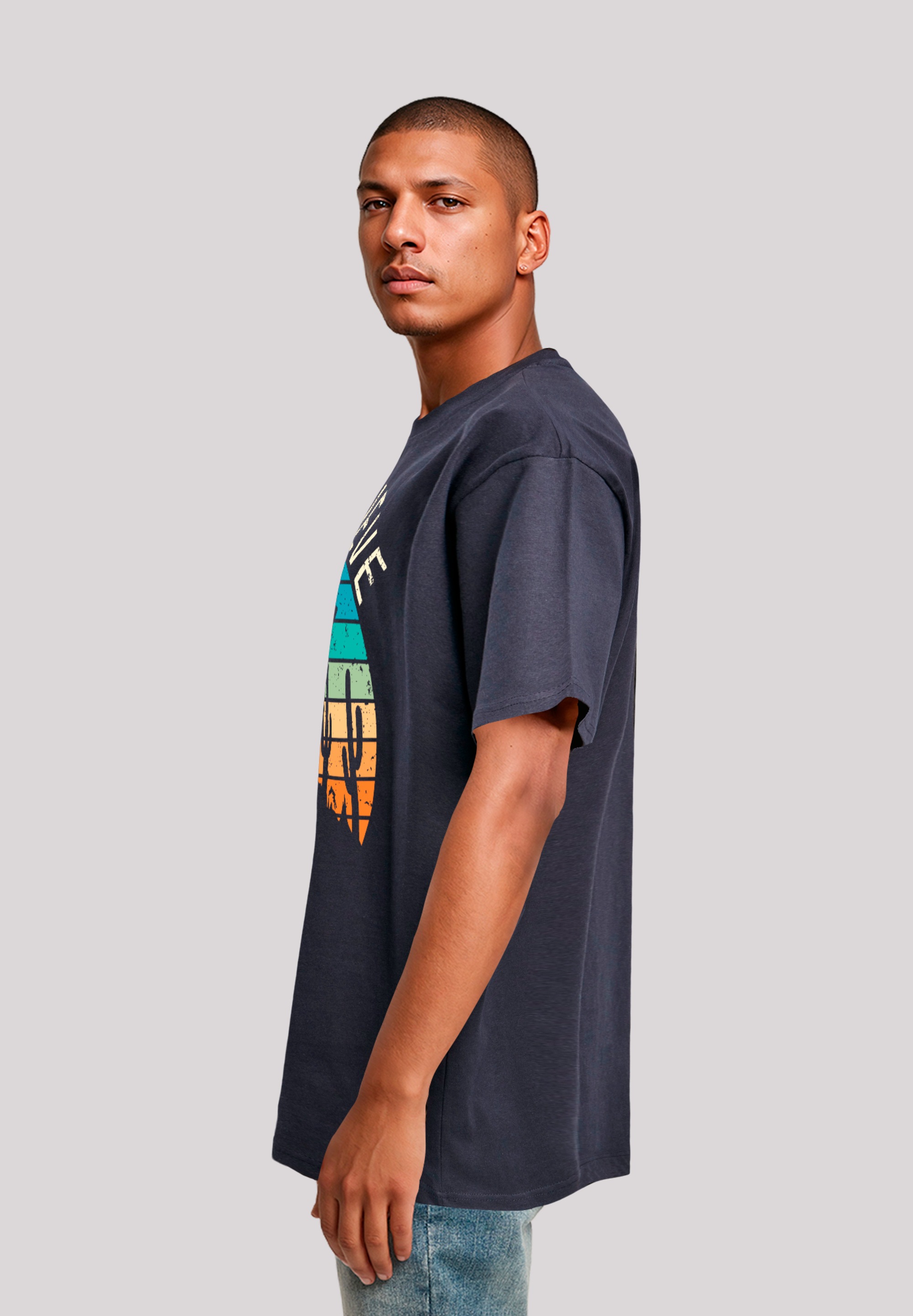 F4NT4STIC T-Shirt »I Believe UFO Alien Sonnenuntergang«, Premium Qualität
