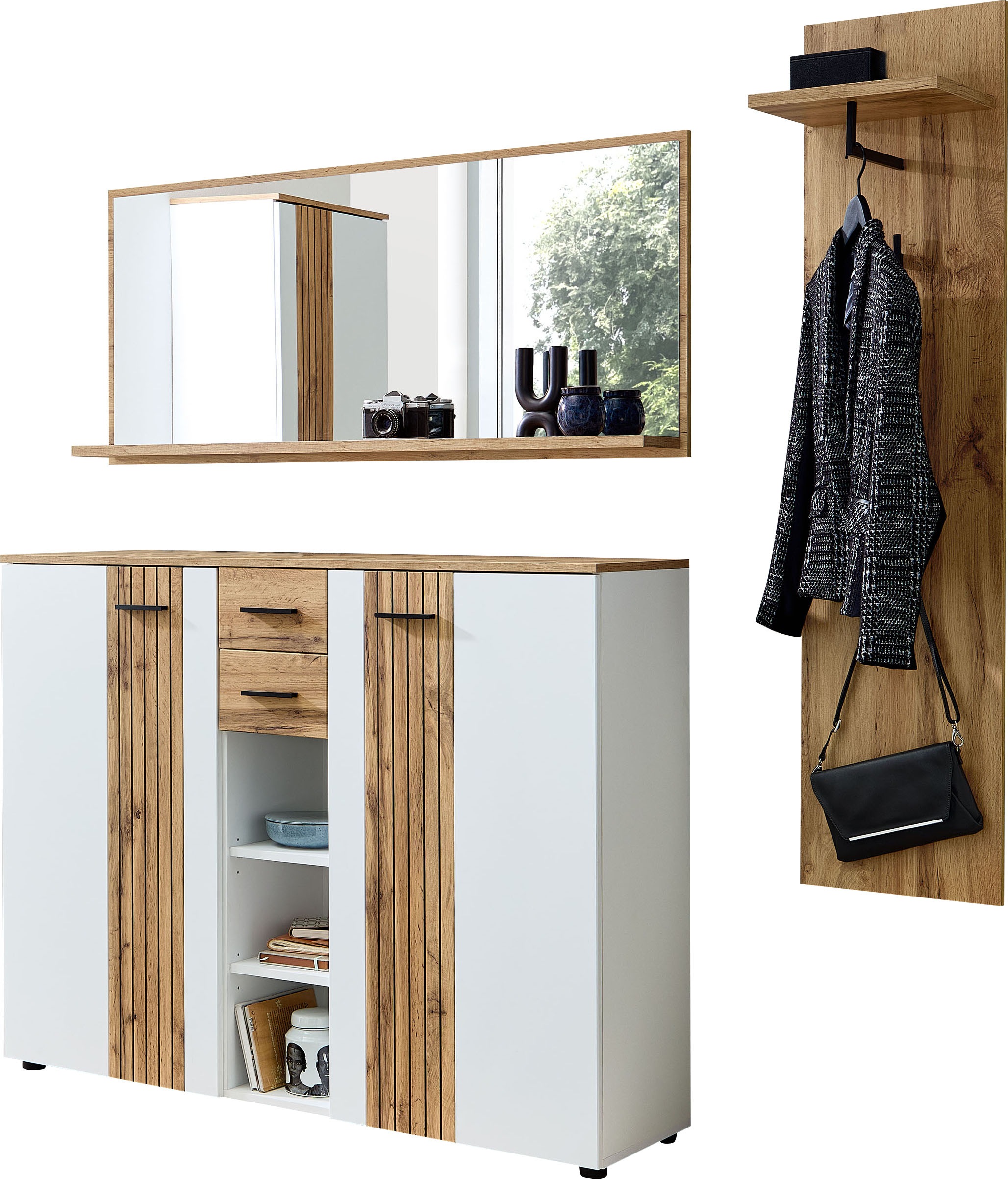 Innostyle Garderoben-Set "Garderobenset Sparks, 185x202x38cm (B/H/T)", (3 S günstig online kaufen