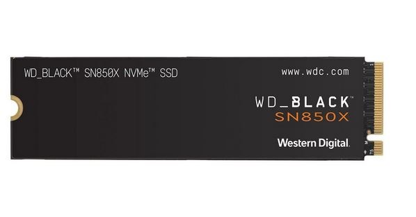 WD BLACK interne Gaming-SSD "SN850X NVMe", 2 TB, Schreibgeschwindigkeitmaximal 6600 MB/s Lesegeschwindigkeitmaximal 7300 MB/s, schwarz, Festplatten,