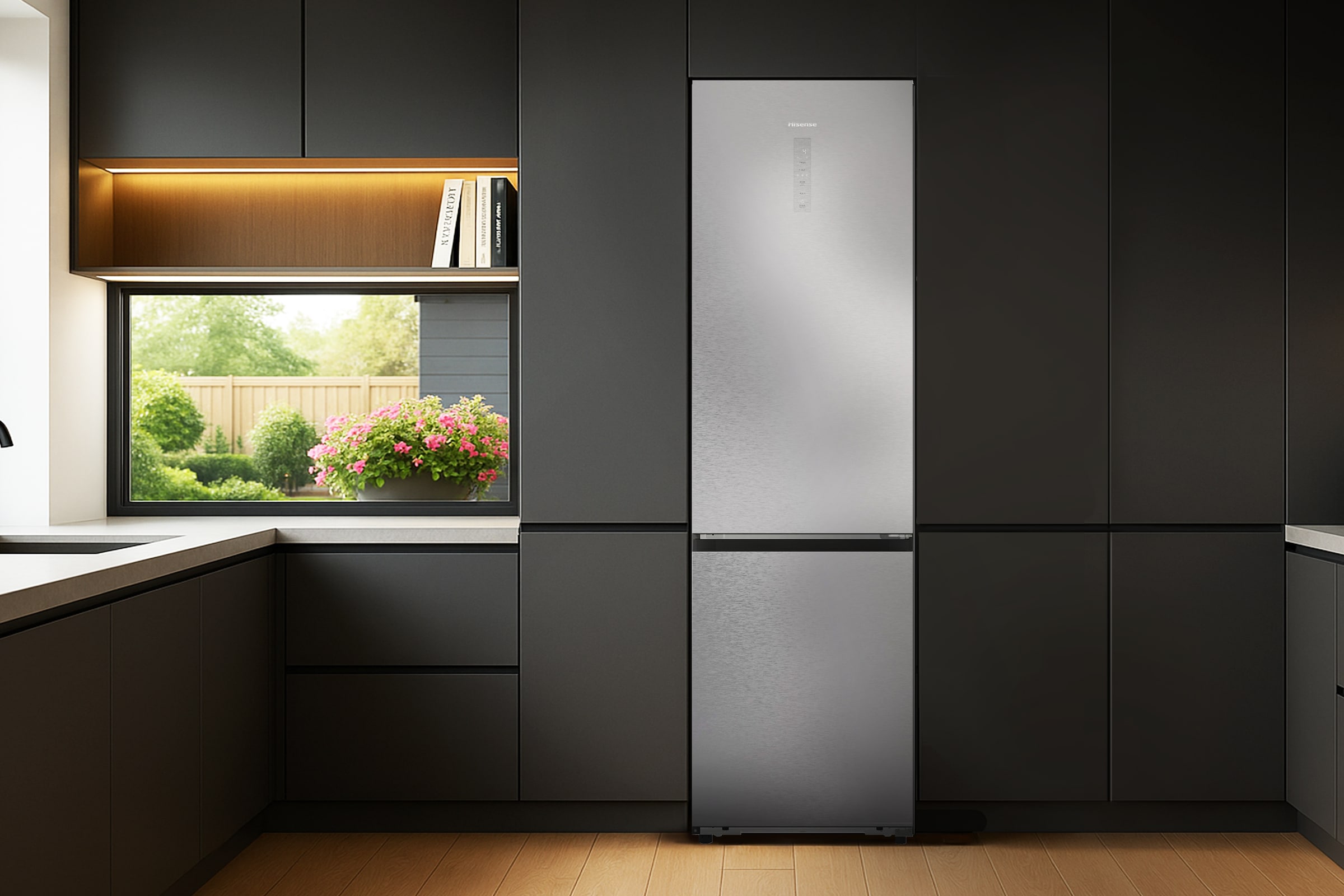 Hisense Kühl-/Gefrierkombination »RB5P410SACC«, BigVolume - 413 Liter Volumen