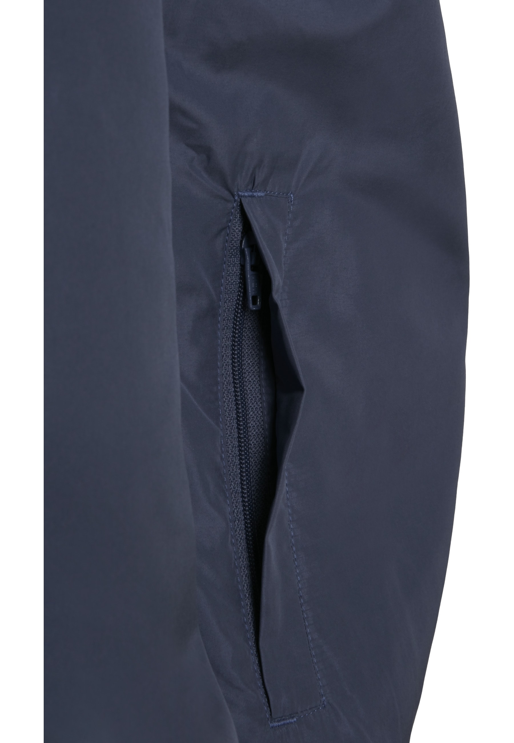 URBAN CLASSICS Allwetterjacke »Urban Classics Damen Ladies Basic Pull Over Jacket« 1 Stk. tlg. mit Kapuze