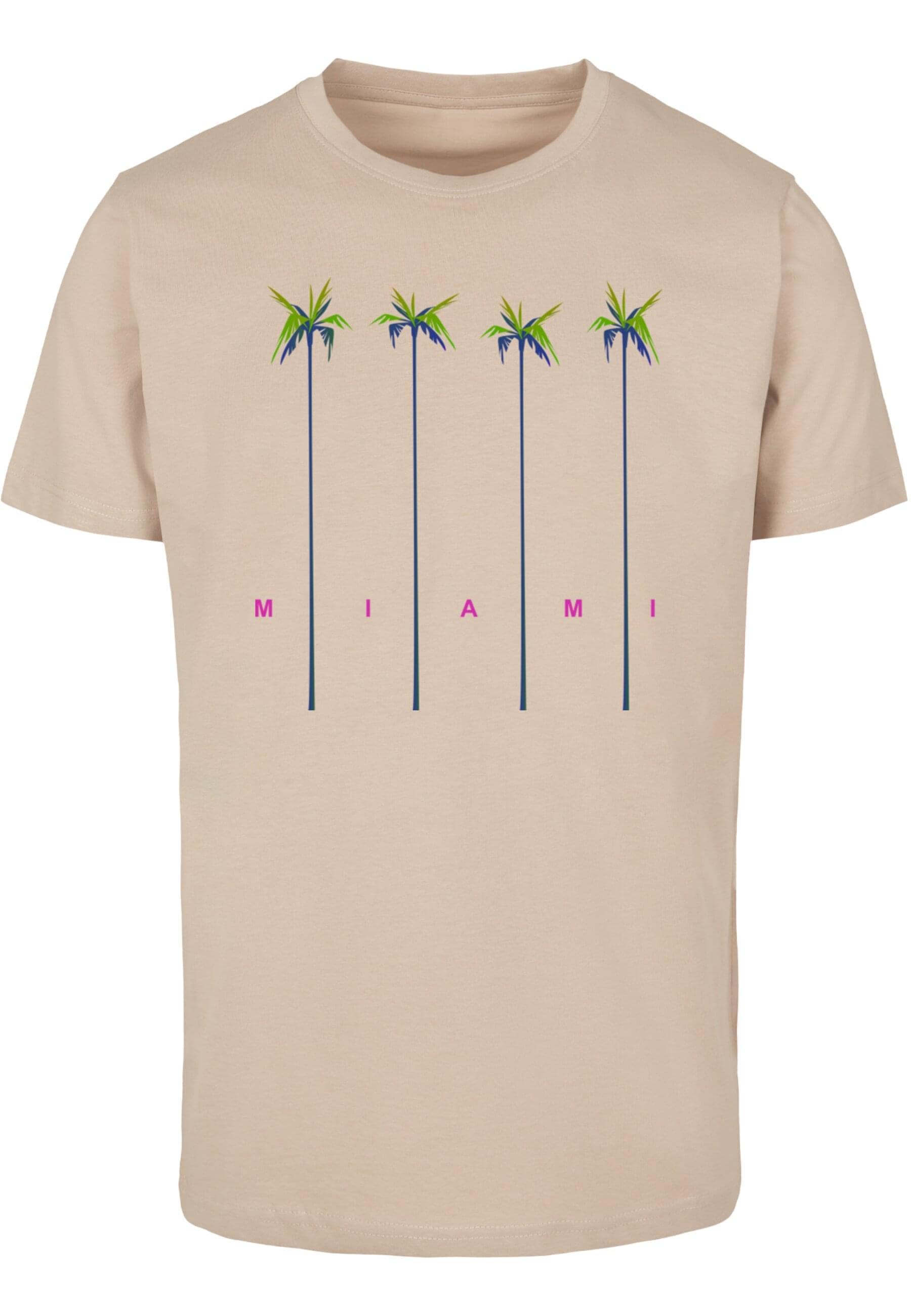 MisterTee T-Shirt "MisterTee Herren Miami Palms Tee" 1 Stk. tlg. günstig online kaufen