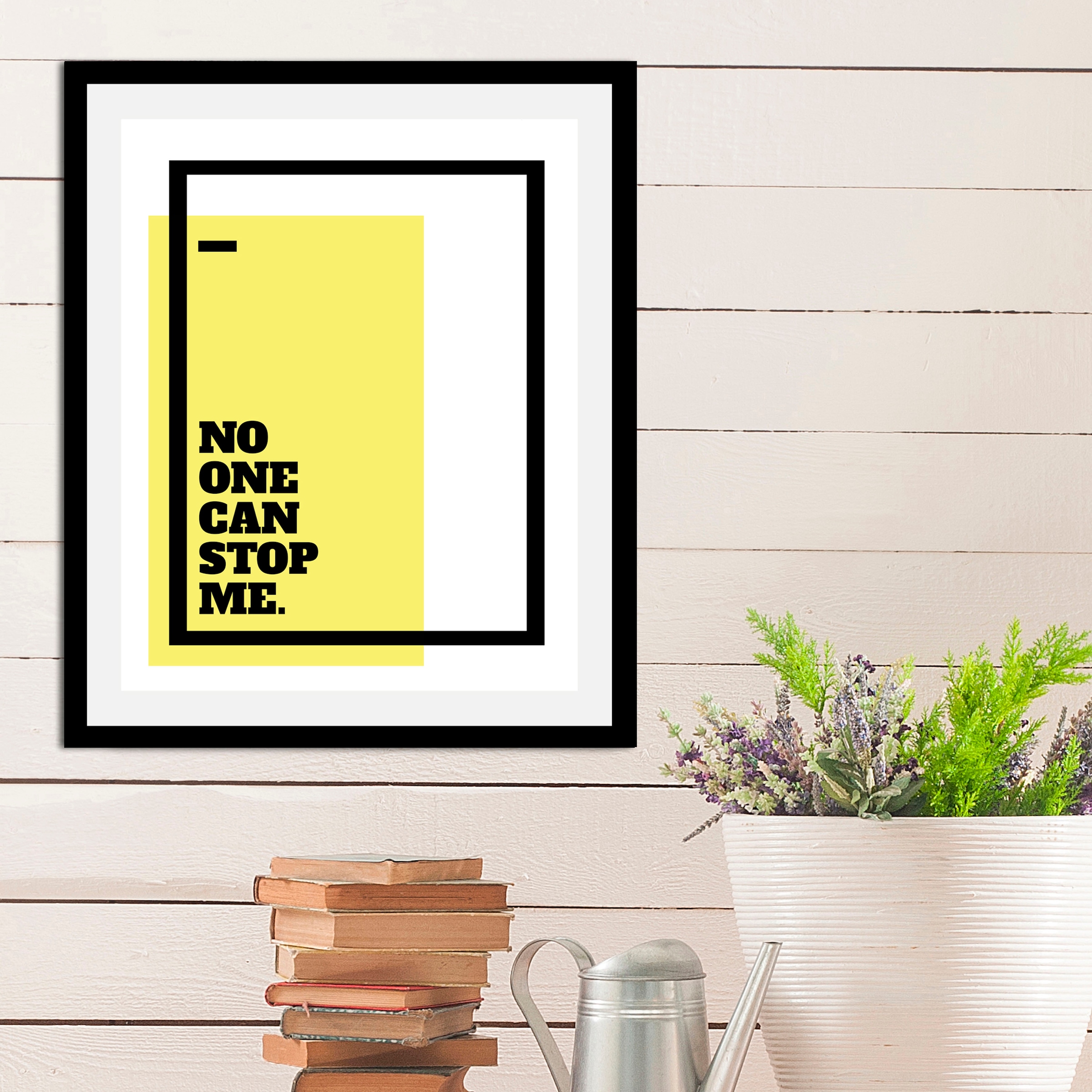 queence Bild »No one can stop me«, Schriftzüge, (1 St.), gerahmt kaufen |  BAUR