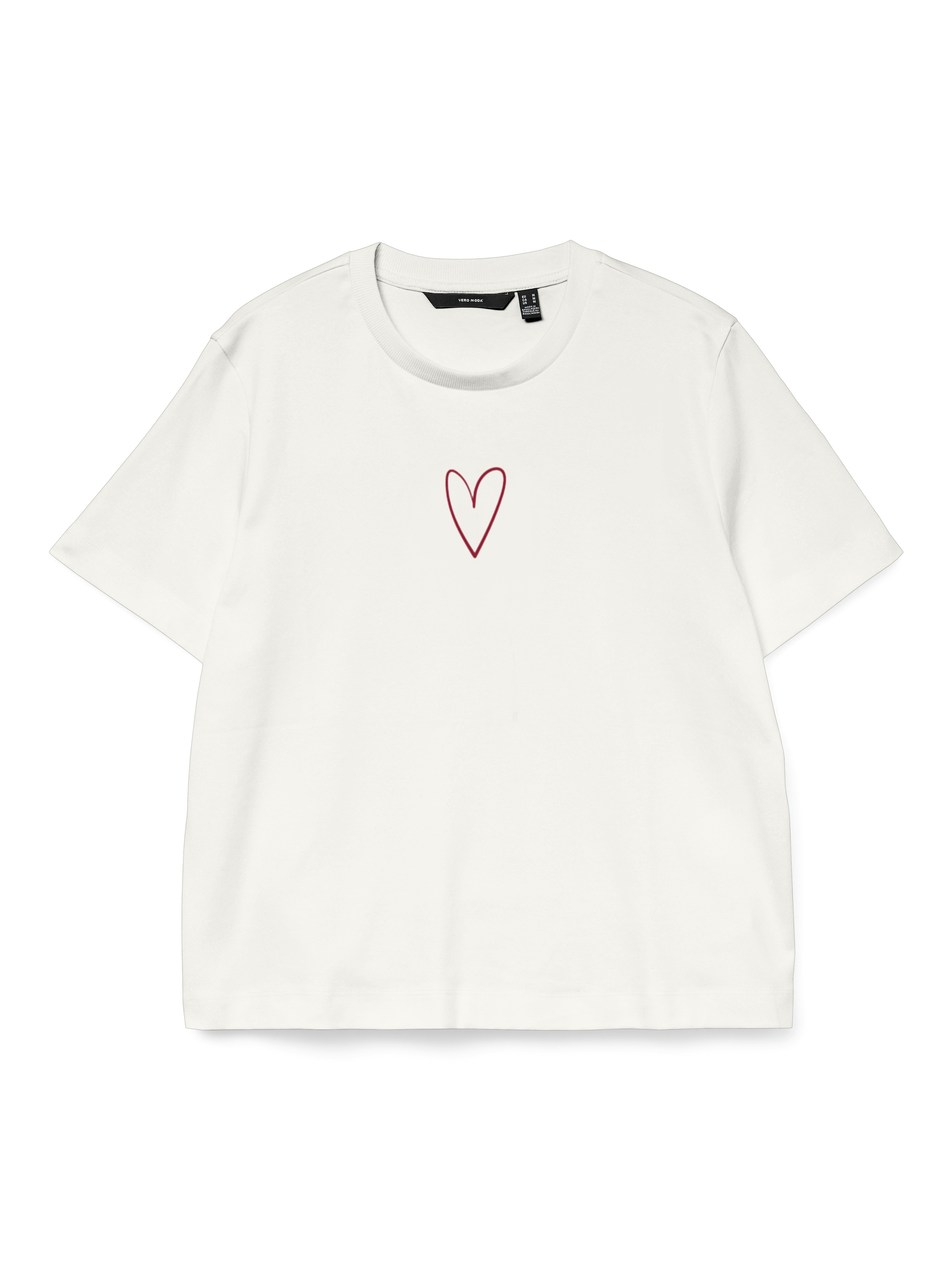 Vero Moda Kurzarmshirt »VMSARA METTE SS TOP BOX JRS GA NOOS« Baumwolle, regular fit