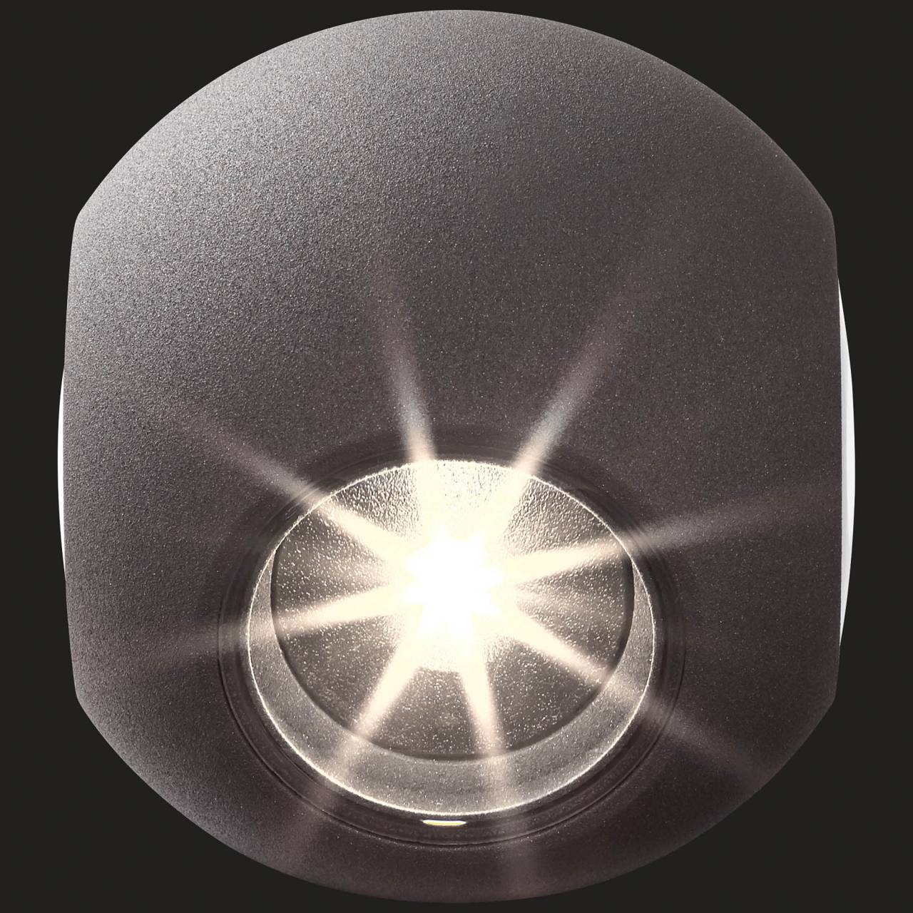 AEG 3 flammig-flammig, LED Außen-Wandleuchte BAUR 4 Alu-Druckguss/Glas, 720 »Gus«, W, Ø x IP54, cm, 10 | 4 lm, anthrazit