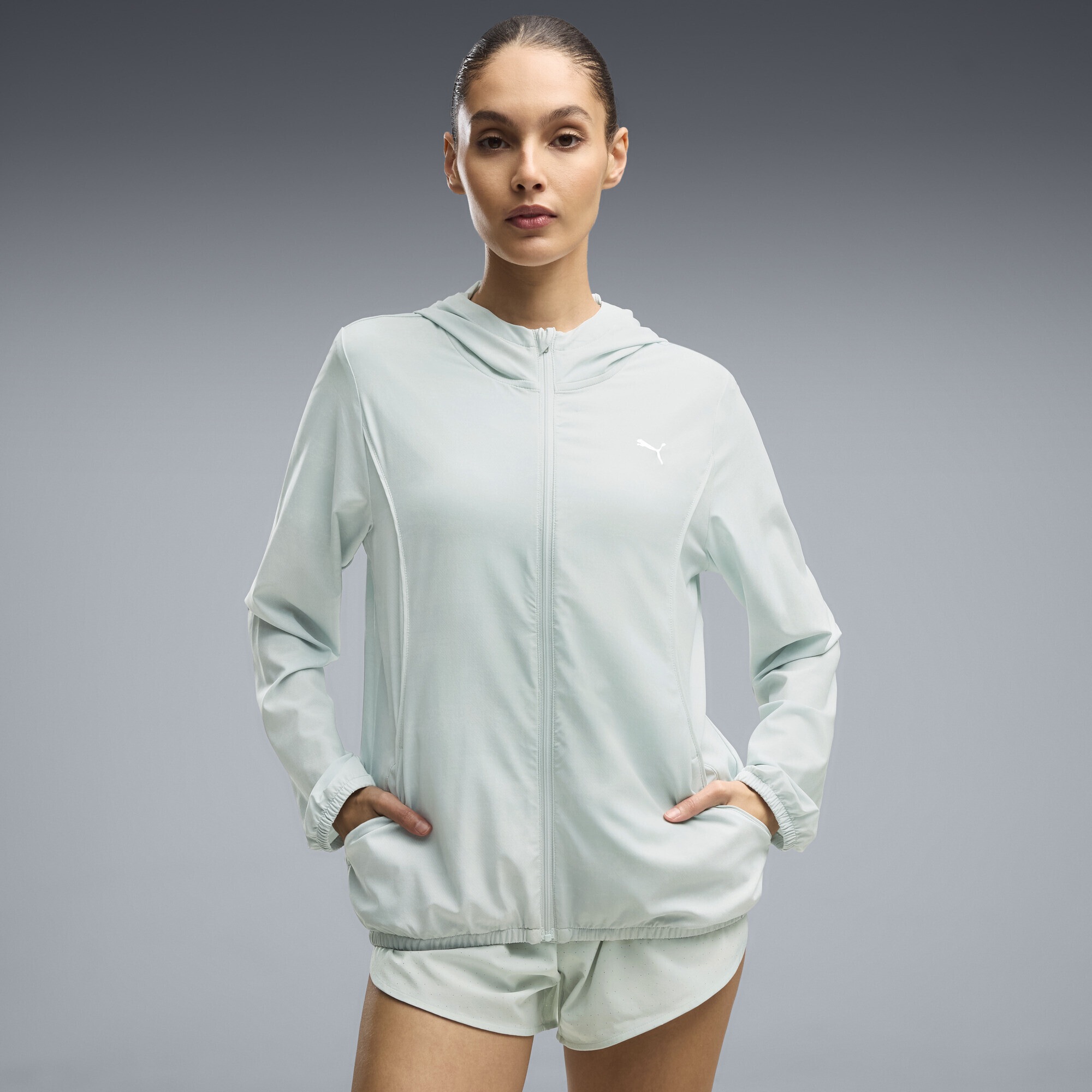 PUMA Trainingsjacke »Run Velocity Gewebte Jacke mit Print Damen«