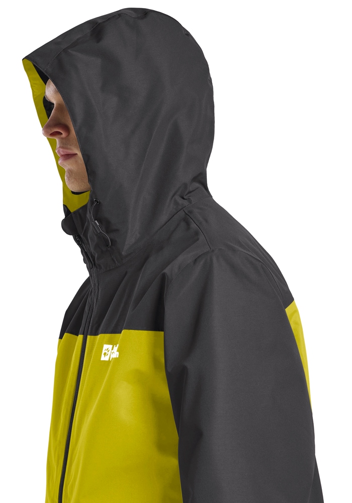 Jack Wolfskin 3-in-1-Funktionsjacke »TAUBENBERG 3IN1 JKT M« mit Kapuze 3in1, wasserdicht, winddicht, Übergangsjacke