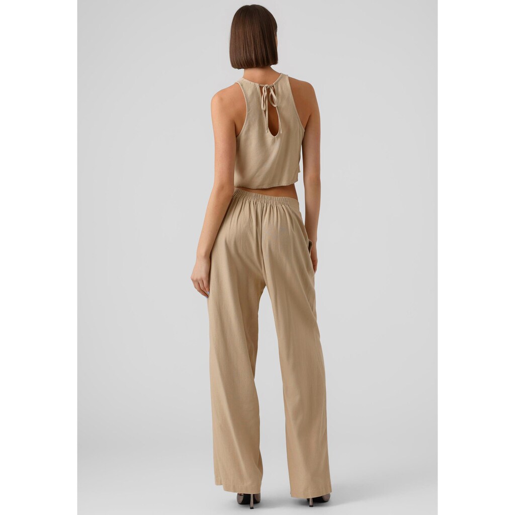 Vero Moda Anzughose »VMMYMILO HW WIDE PANTS WVN GA«