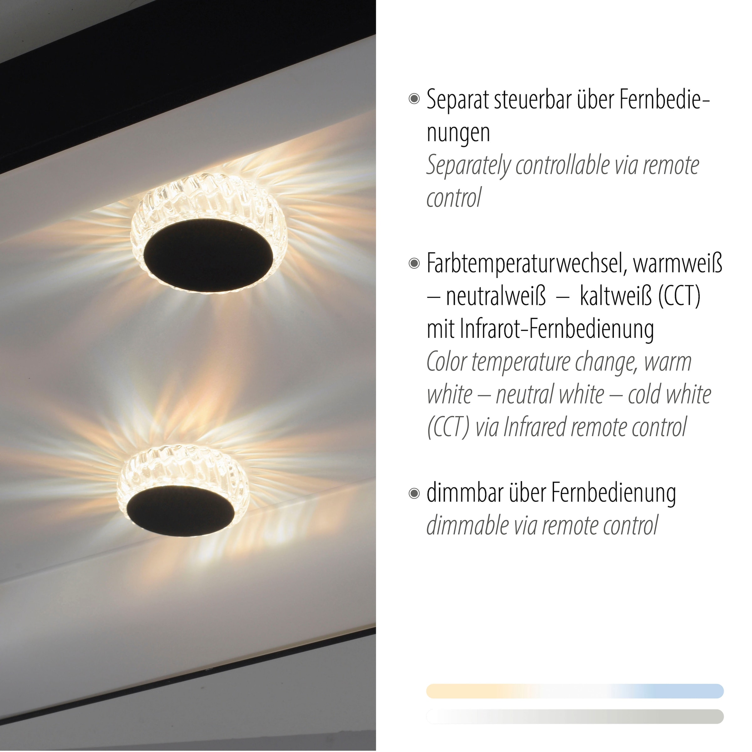 JUST LIGHT Deckenleuchte »VERTIGO«, 1 flammig, Leuchtmittel LED-Board | LED fest integriert