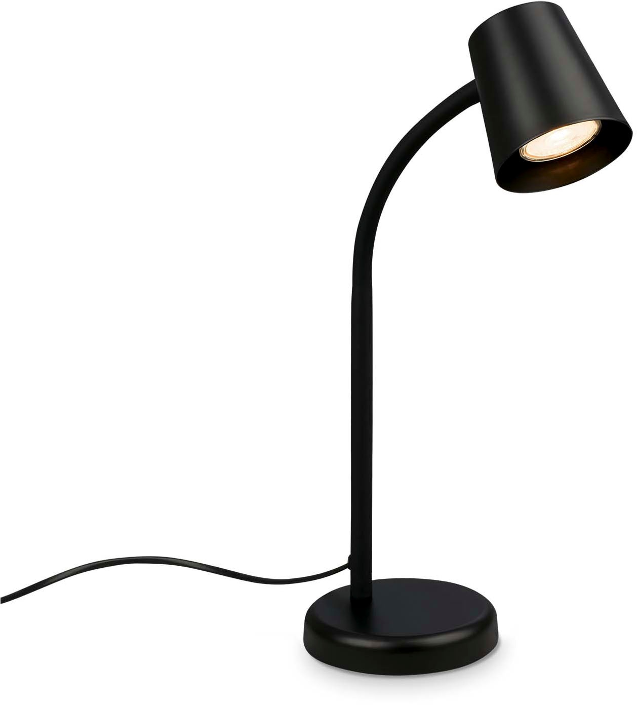 Briloner Leuchten LED Tischleuchte »SKRIVA«, für Leuchtmittel GU10