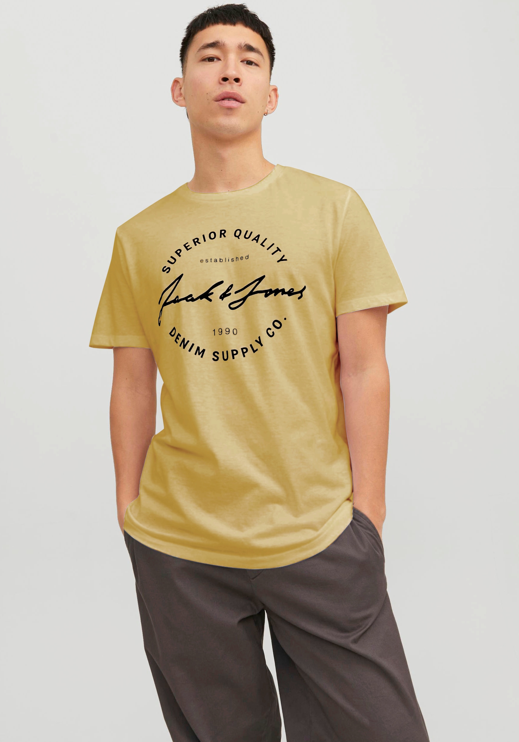 Jack & Jones Rundhalsshirt "JJACE TEE SS CREW NECK"