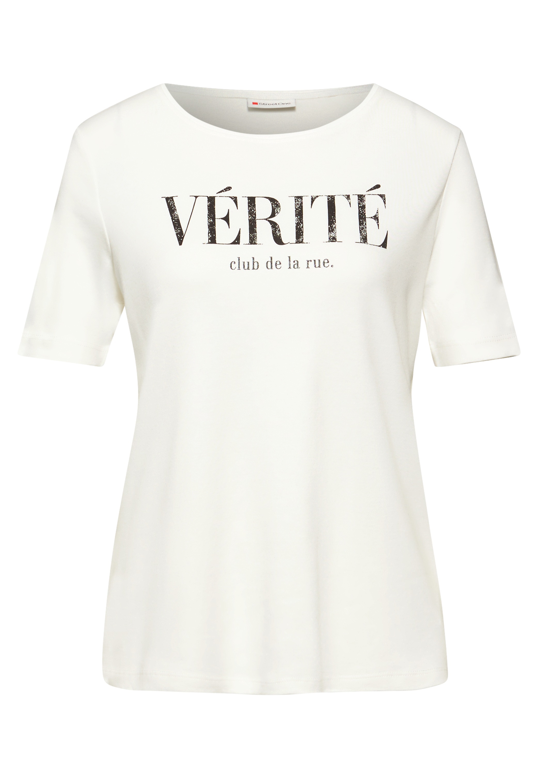 STREET ONE Rundhalsshirt im Shirt-Style