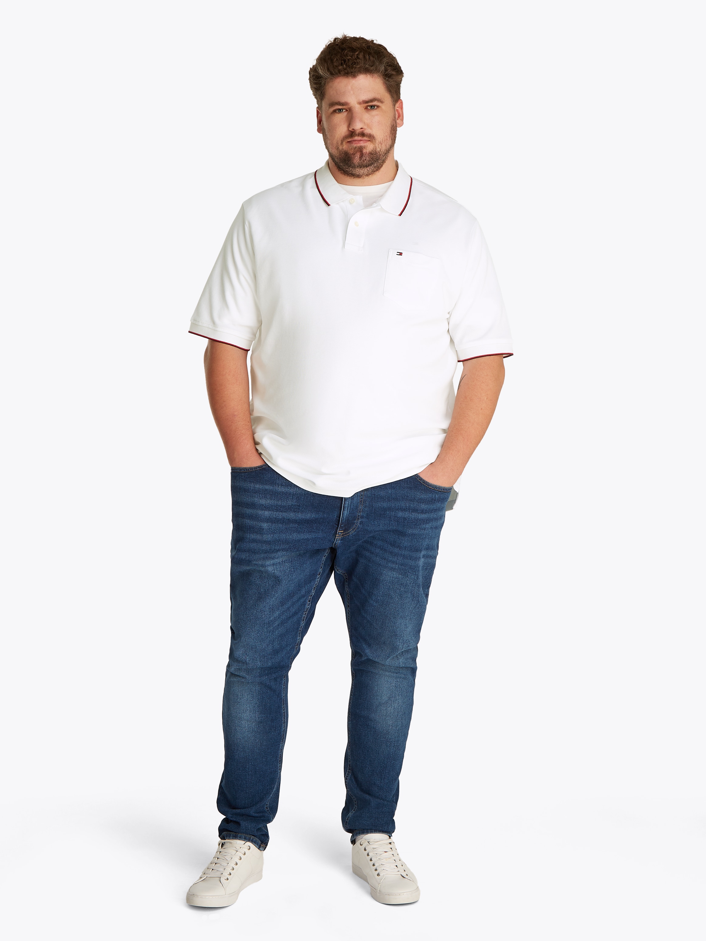 Tommy Hilfiger Big & Tall Poloshirt »BT-POCKET CLASSIC FIT POLO-B«, Große Größen