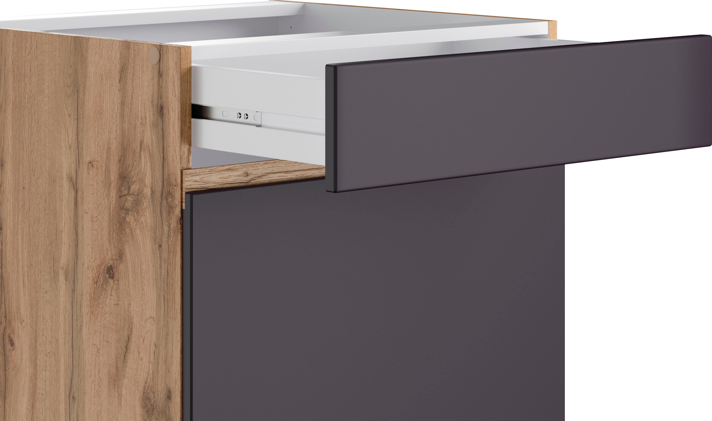 KOCHSTATION Unterschrank »KS-Riesa«, Breite 60 cm, MDF-Fronten
