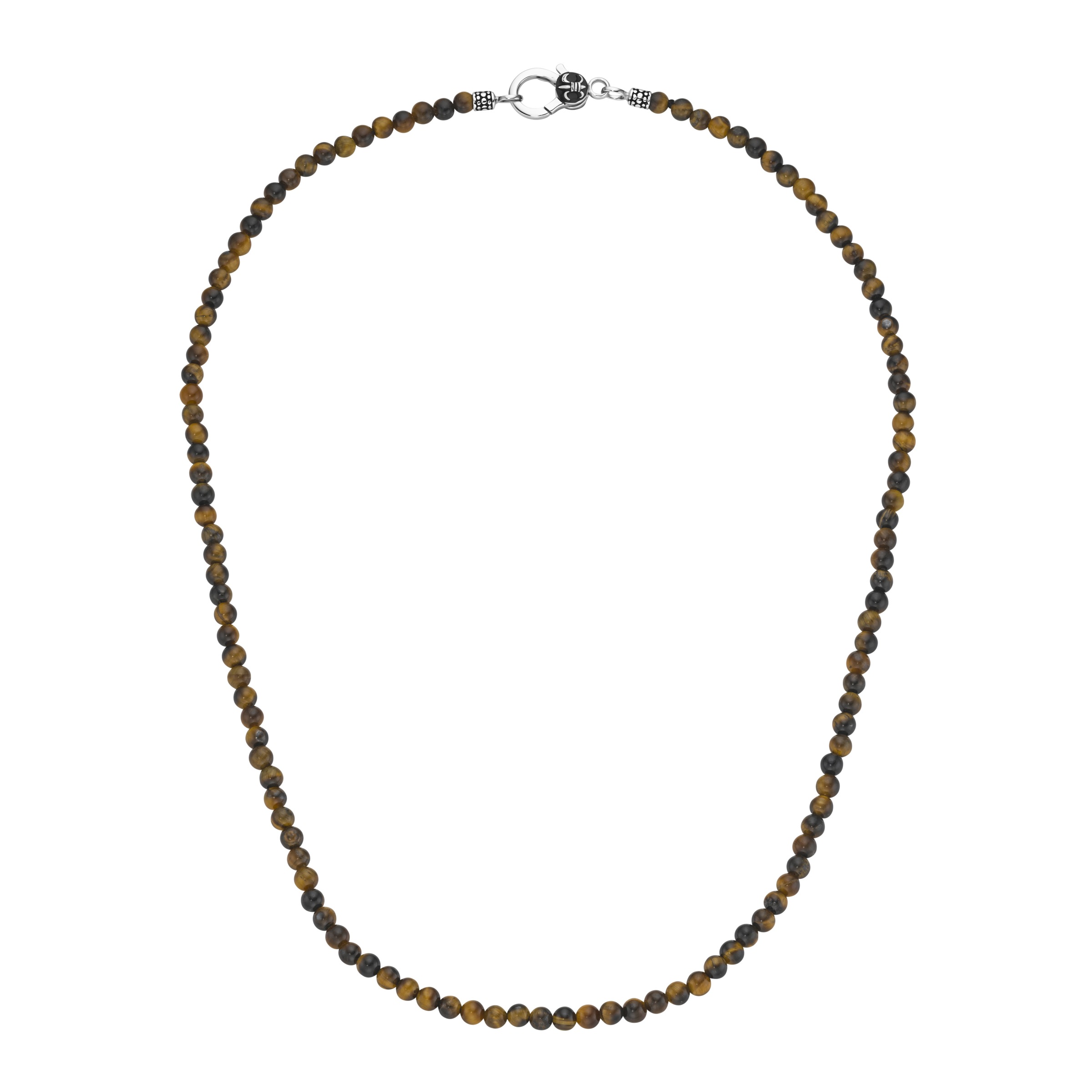 GIORGIO MARTELLO MILANO Kette ohne Anhänger »schwarze Achat- o. Tigerauge o. synth. Türkis-Kugeln, Silber 925«