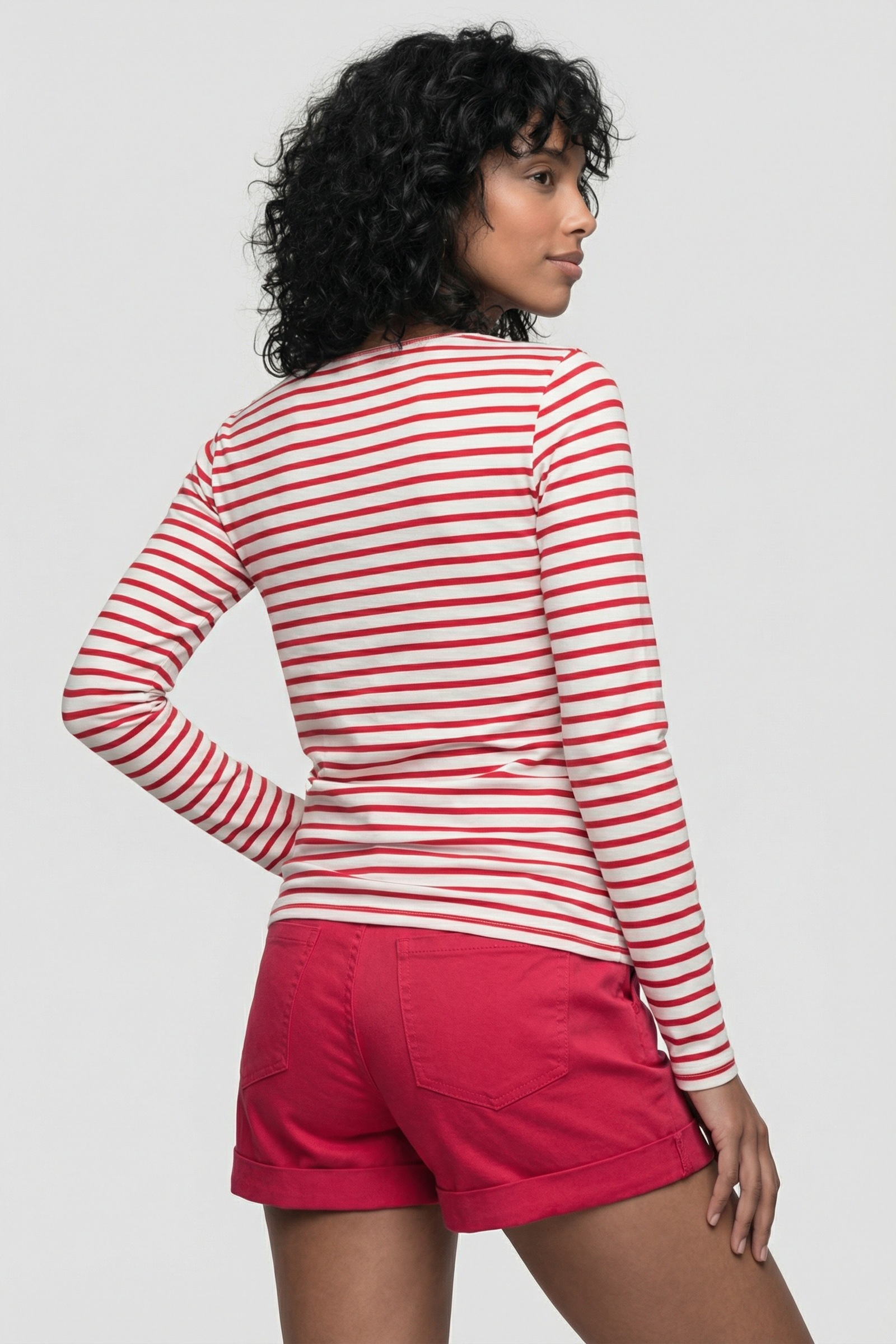 Langarmshirt ALIFE & KICKIN "Damen BerthaAK A", Damen, Gr. XS, fuchsia, 95% Baumwolle, 5% Elasthan, Shirts Langarmshirt 2