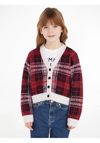 TOMMY HILFIGER Megztinis »TOMMY TARTAN CARDIGAN«