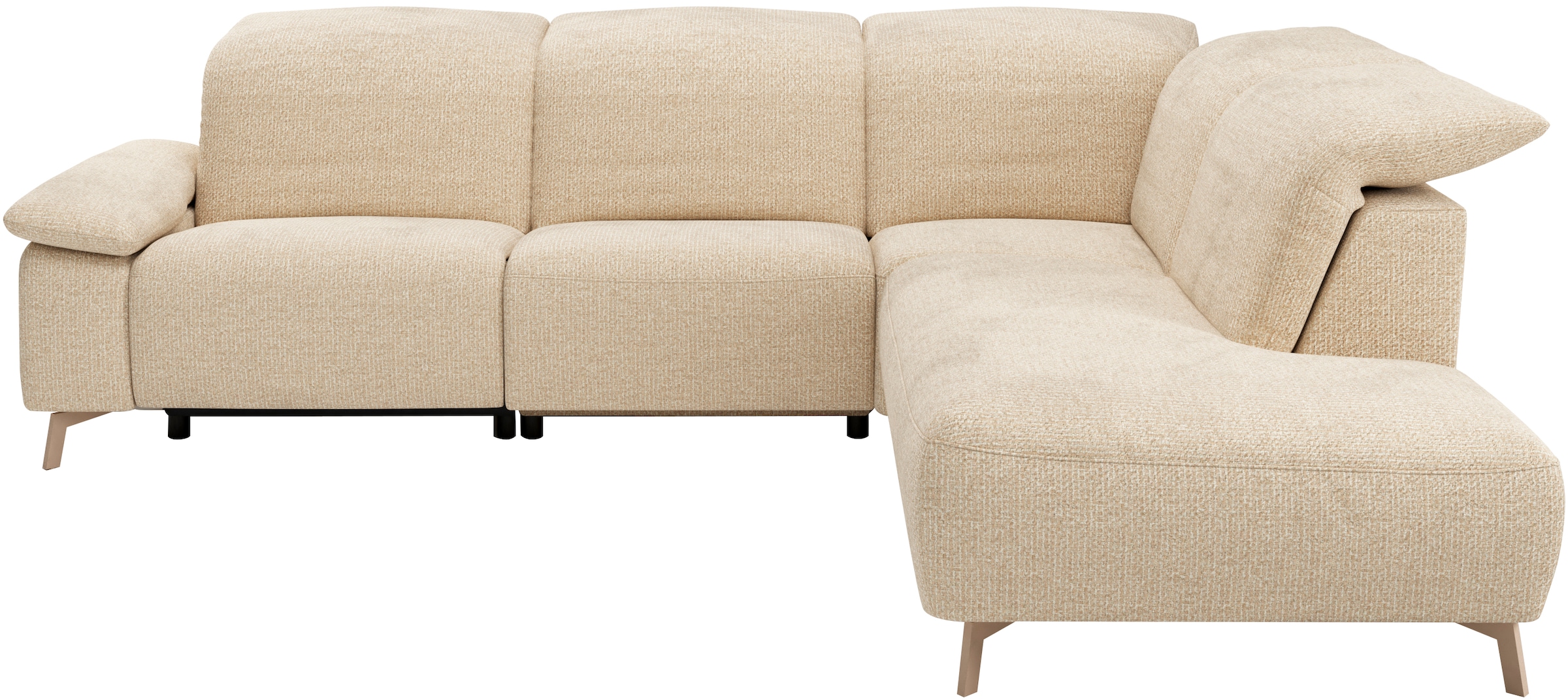 Musterring Ecksofa "MR 370, intelligenter Komfort im modernen Design" Optionale Relaxfunktion, flexible Kopfteile & klappbare Armlehnen