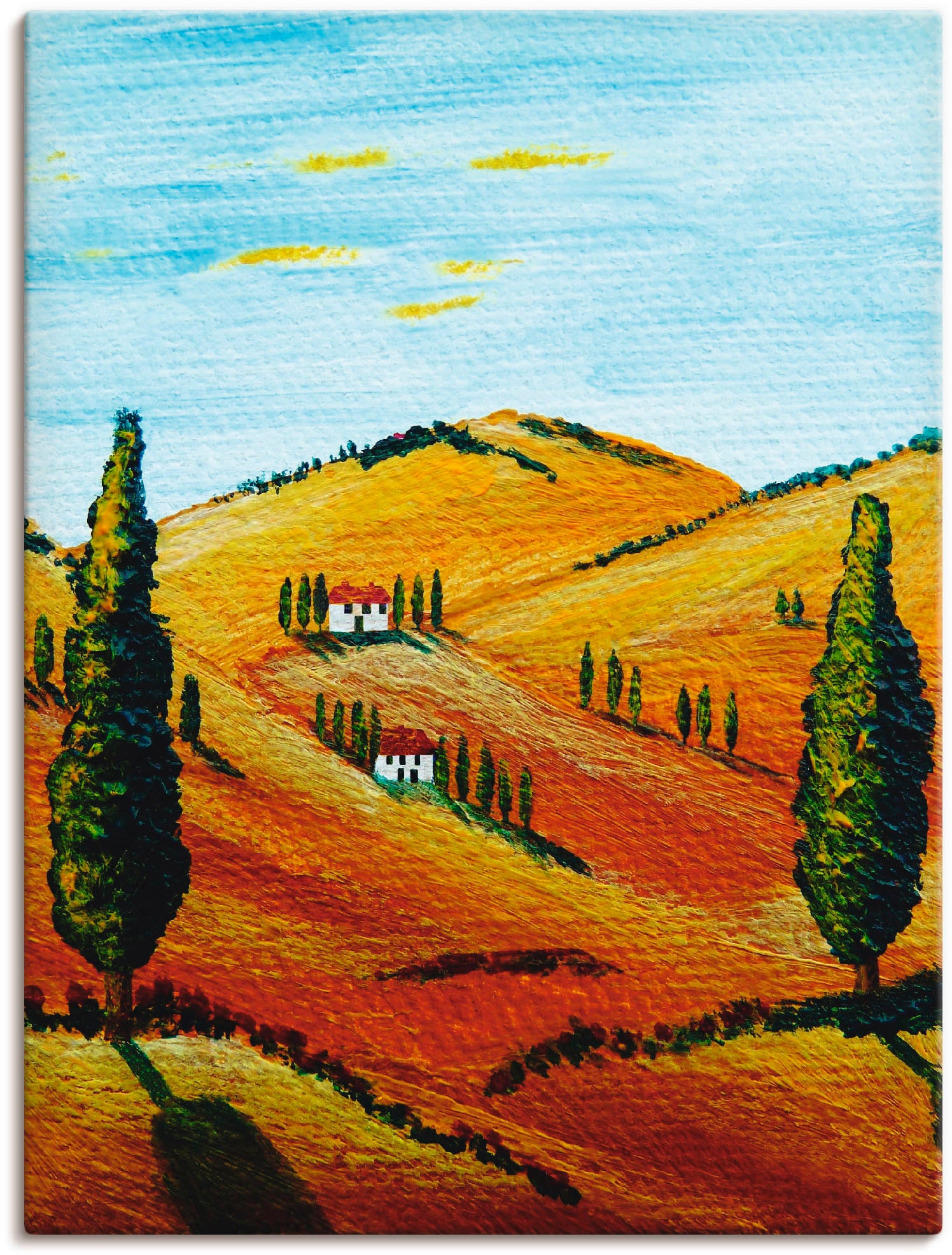 versch. | St.), BAUR oder 2«, Toskana Größen Europa, in Poster »Schönheit der Wandaufkleber Artland Wandbild als kaufen (1 Leinwandbild,