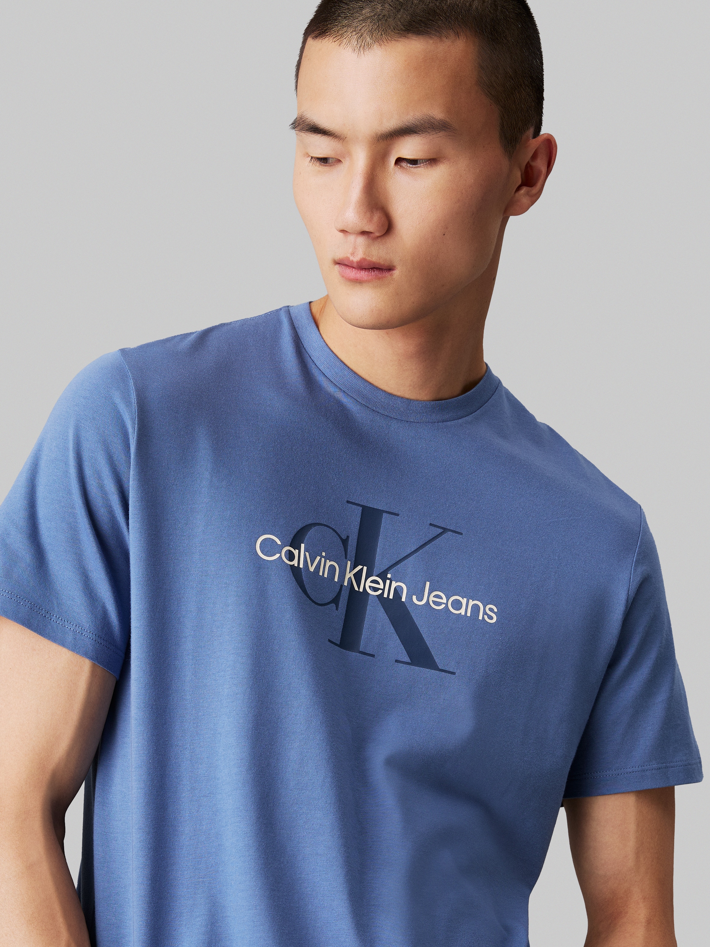 Calvin Klein Jeans T-Shirt "SS Hero Monogram Tee 30S EU Opt", mit Logodruck günstig online kaufen