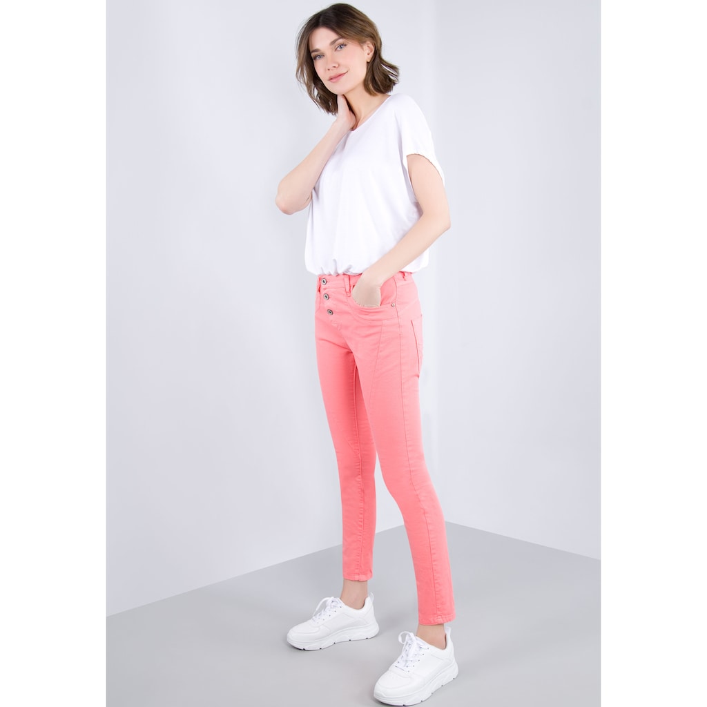 Please Jeans 5-Pocket-Jeans »P78A«, Crinkle Optik