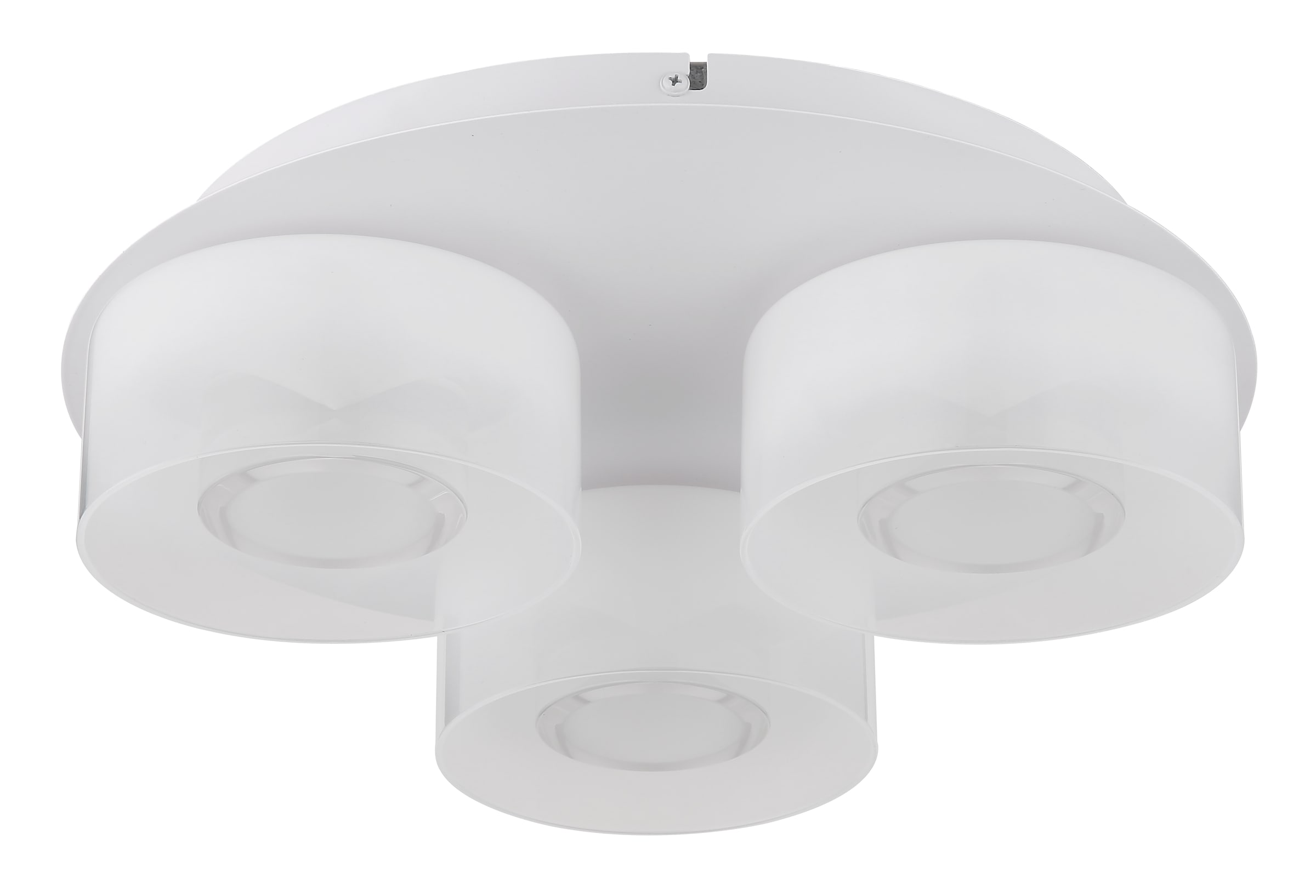 GLOBO LIGHTING LED Deckenleuchte »BELINDA«, Leuchtmittel LED-Modul | LED fest integriert, Deckenlampe/Glas opal/4000K/ ø: 380mm/Wohnzimmer