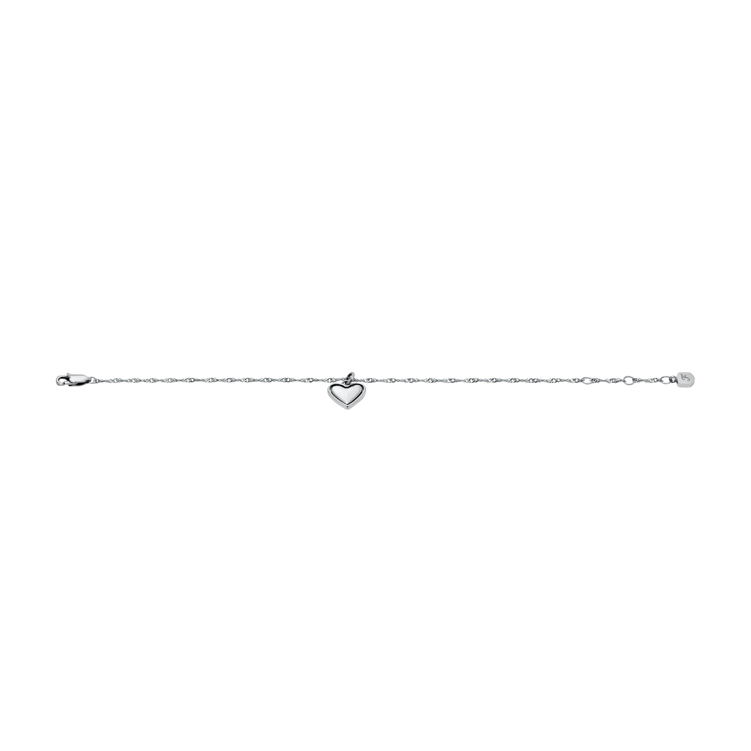 Fossil Armband »Schmuck Geschenk Edelstahl JEWELRY Herz, JF04837040«