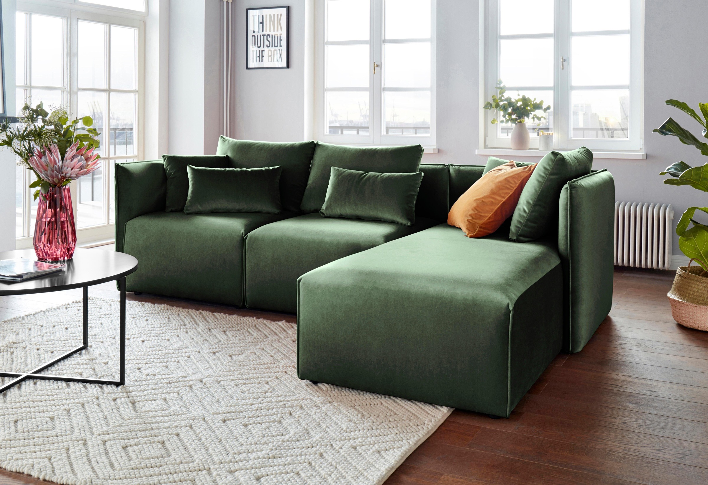 OTTO home Ecksofa "Nöre L-Form" 3 Teile, in vielen Bezugsqualitäten und Far günstig online kaufen