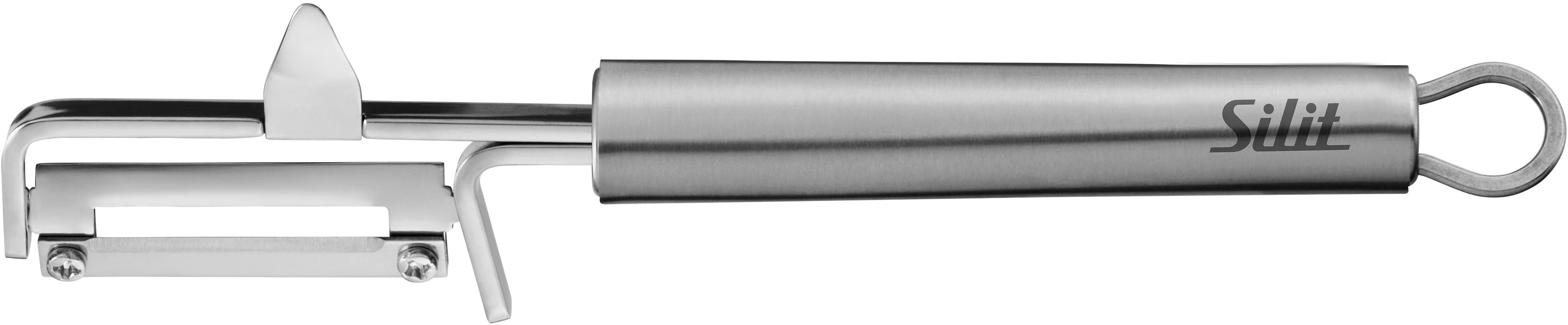 Silit "Classic Line" Gemüseschäler 19 cm, Edelstahl, präzises Schälen, bewegliche Klinge