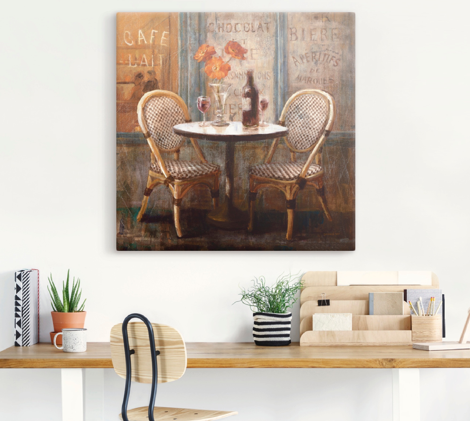 Artland Wandbild "Triff mich im Cafe I" Restaurant & Cafés 1 Stk. tlg. als günstig online kaufen